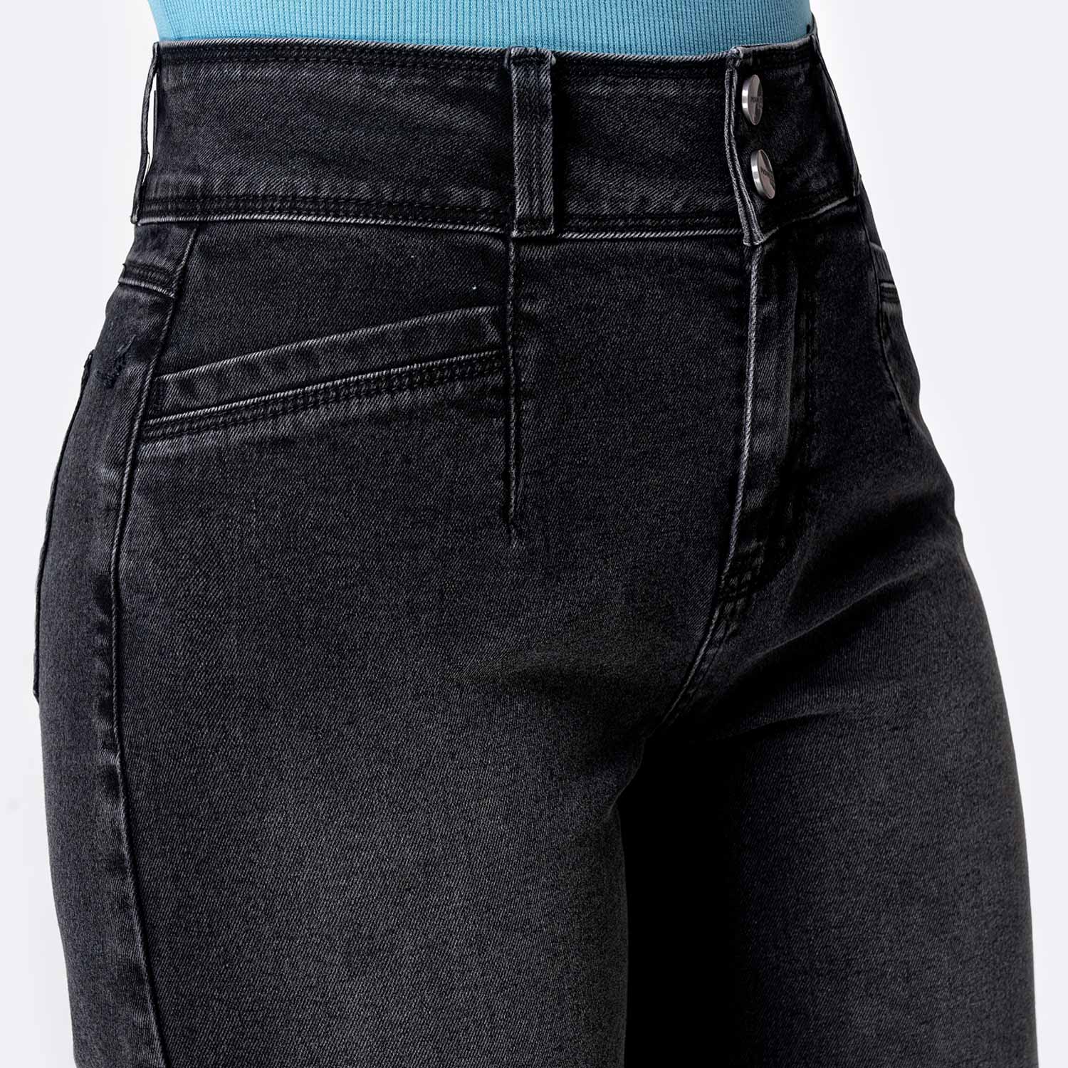 PANTALÓN JEAN DENIM STRETCH MUJER PIONIER LEANN - 3