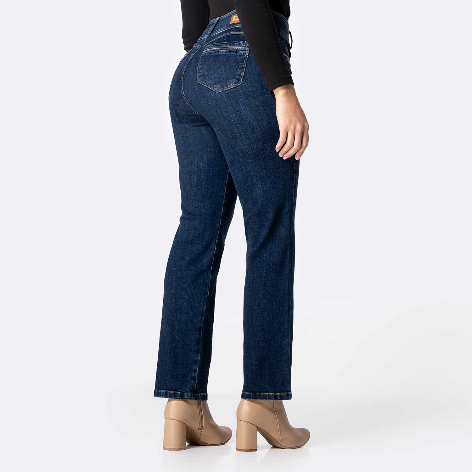 PANTALÓN JEAN DENIM STRETCH MUJER PIONIER ZAZIH - 2