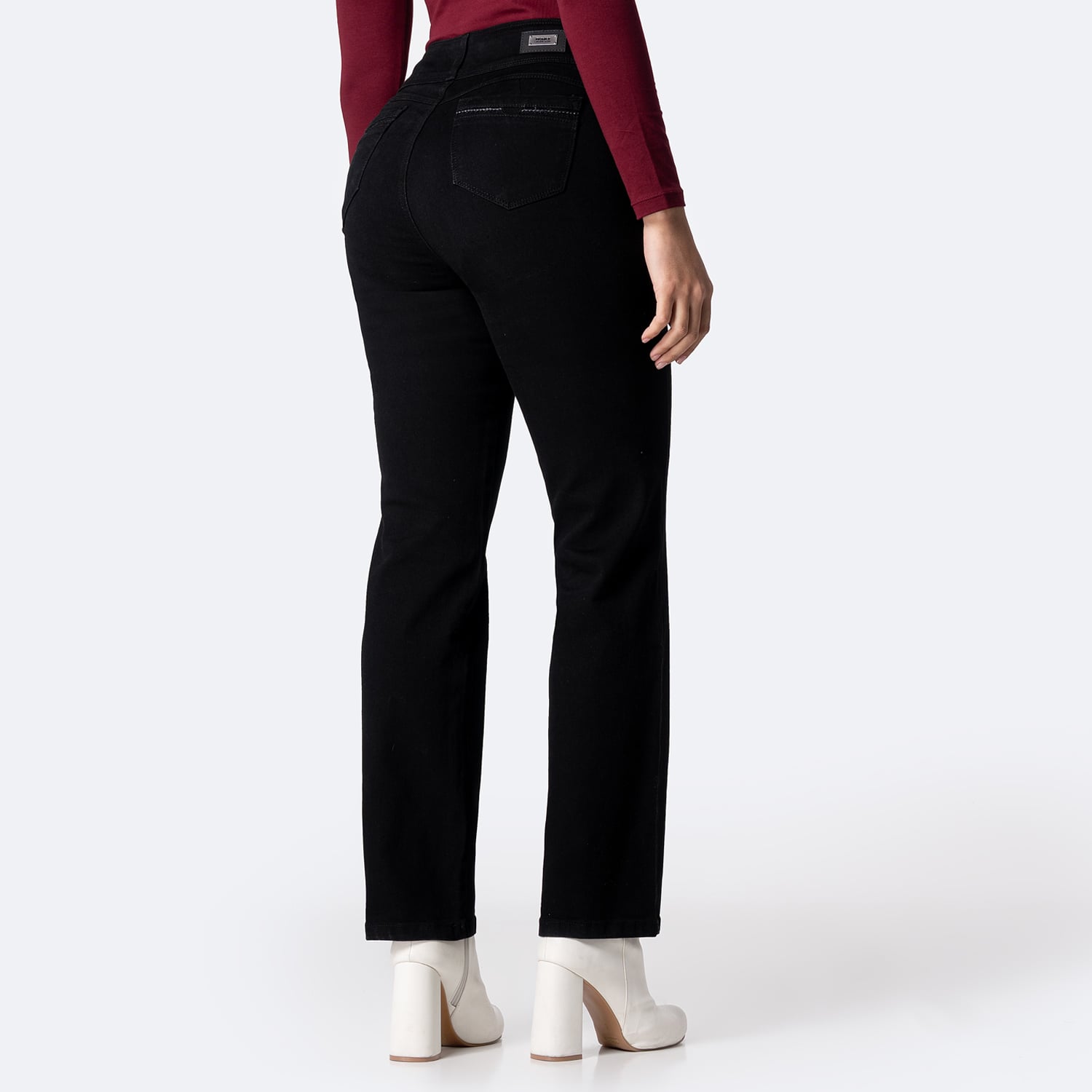 PANTALÓN JEAN DENIM STRETCH MUJER PIONIER ZAZIH - 2