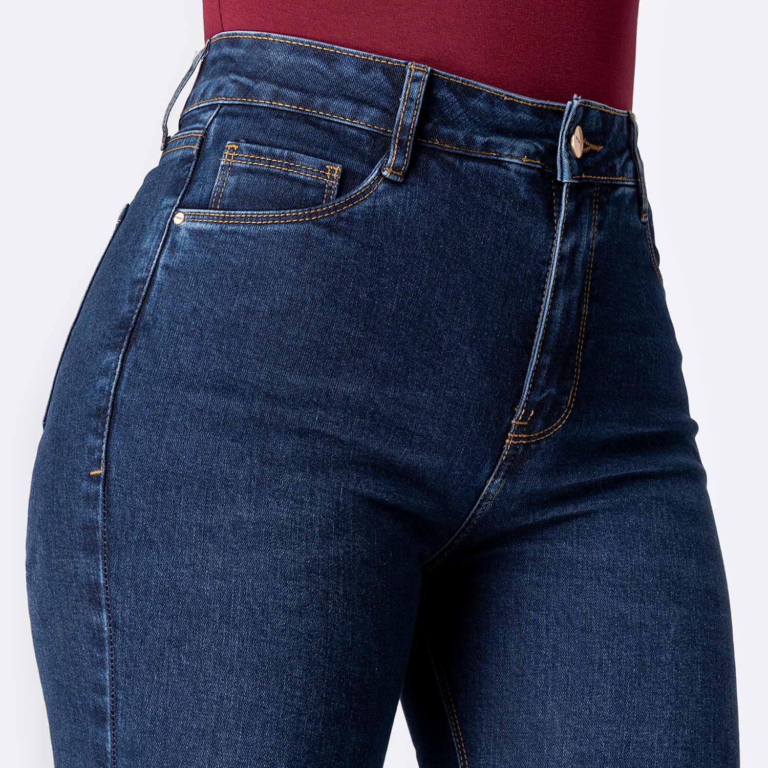 PANTALÓN JEAN DENIM STRETCH MUJER PIONIER HALLYH - 3
