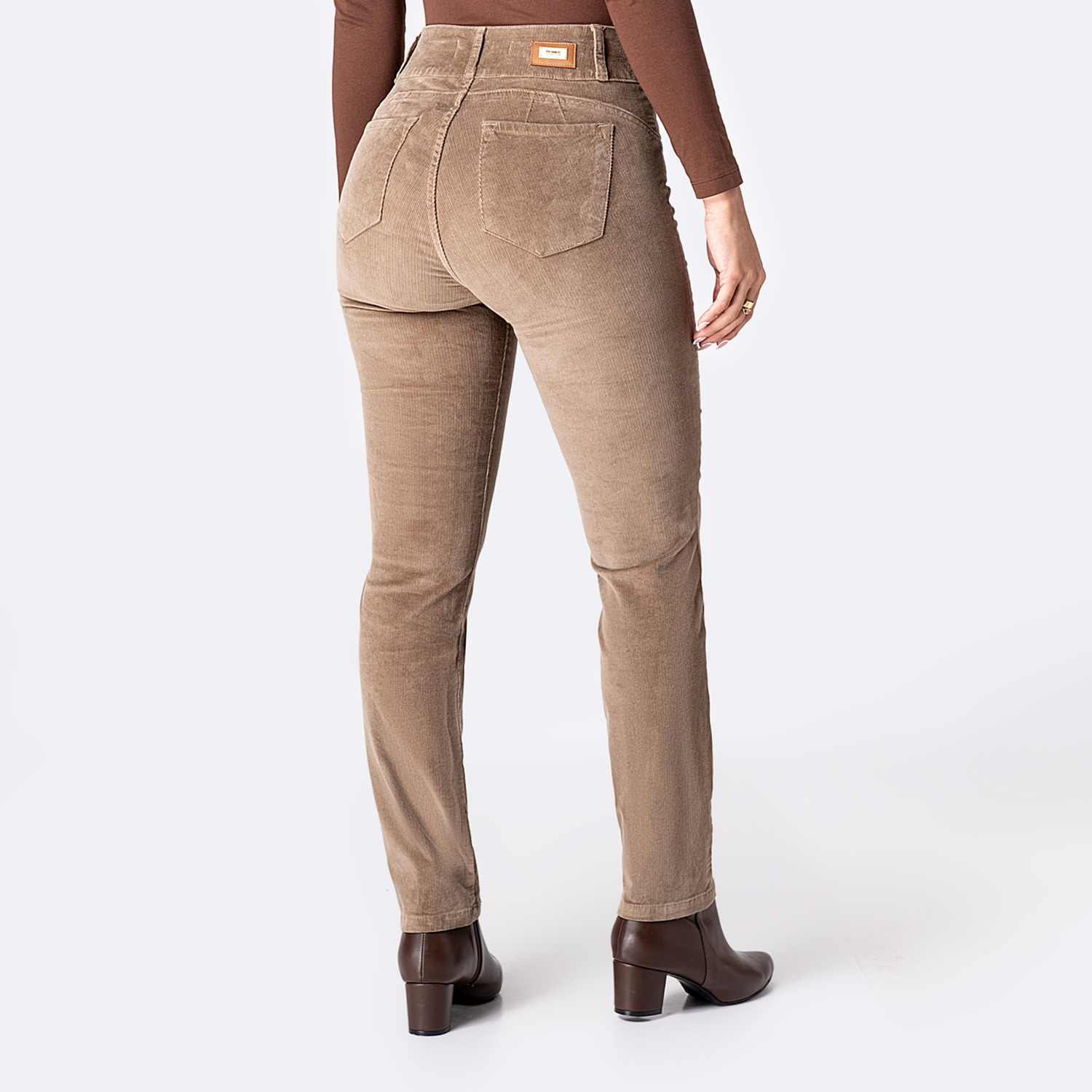 PANTALÓN RECTO CORDUROY STRETCH MUJER PIONIER LARISSA C - 2