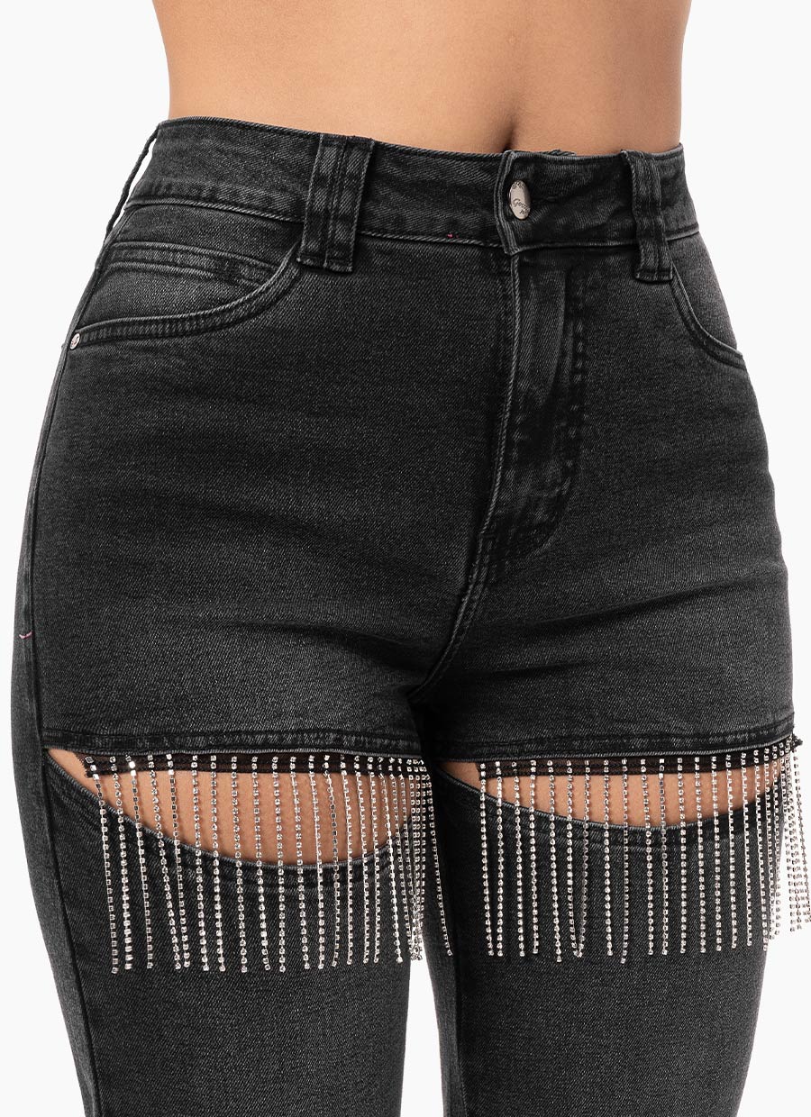 PANTALÓN JEAN DENIM STRETCH MUJER GOCCOS NAGORE - 4
