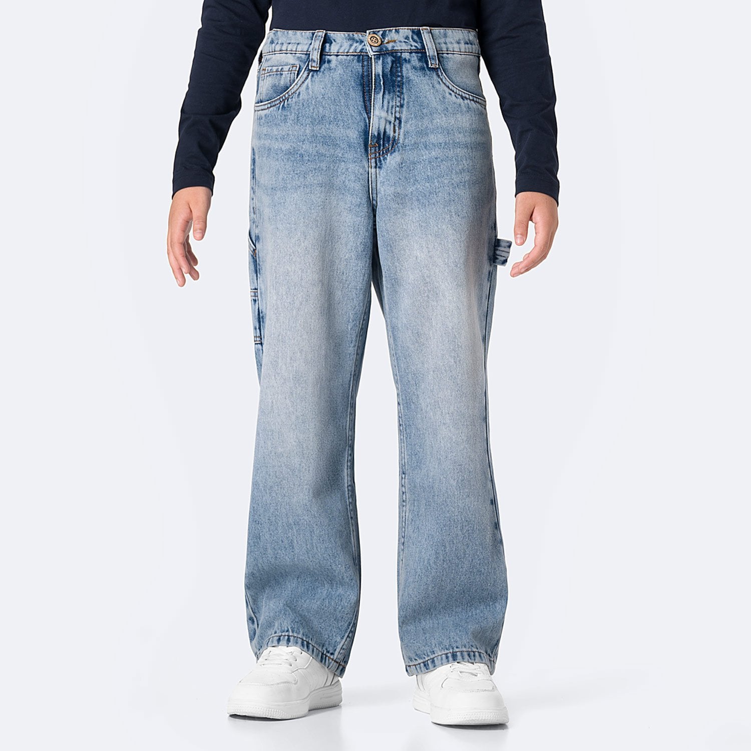 PANTALÓN JEAN DENIM NIÑO PIONIER JEINERH - 1