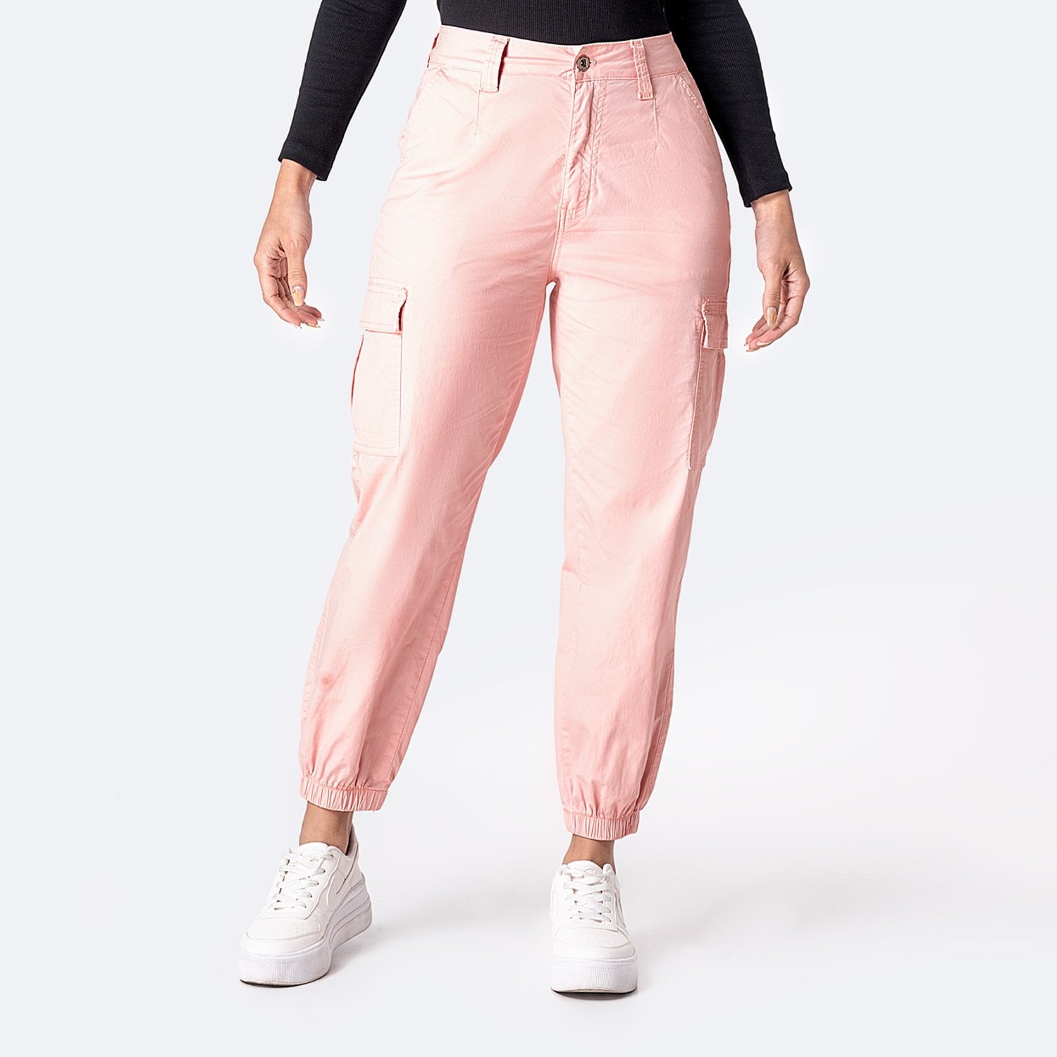 PANTALÓN JOGGER TAFETA MUJER PIONIER HANISA - 1