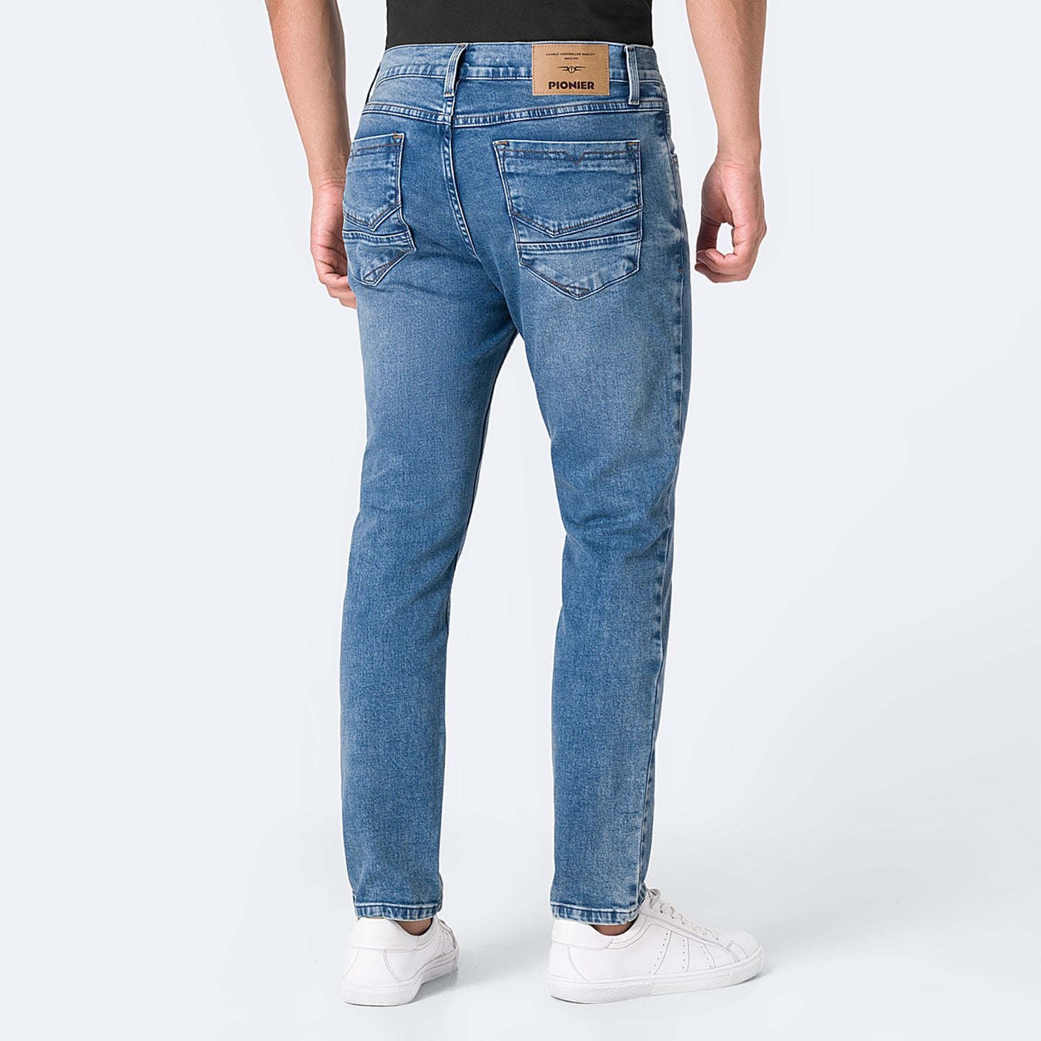PANTALÓN JEAN PITILLO DENIM STRETCH HOMBRE PIONIER RAEHD - 2