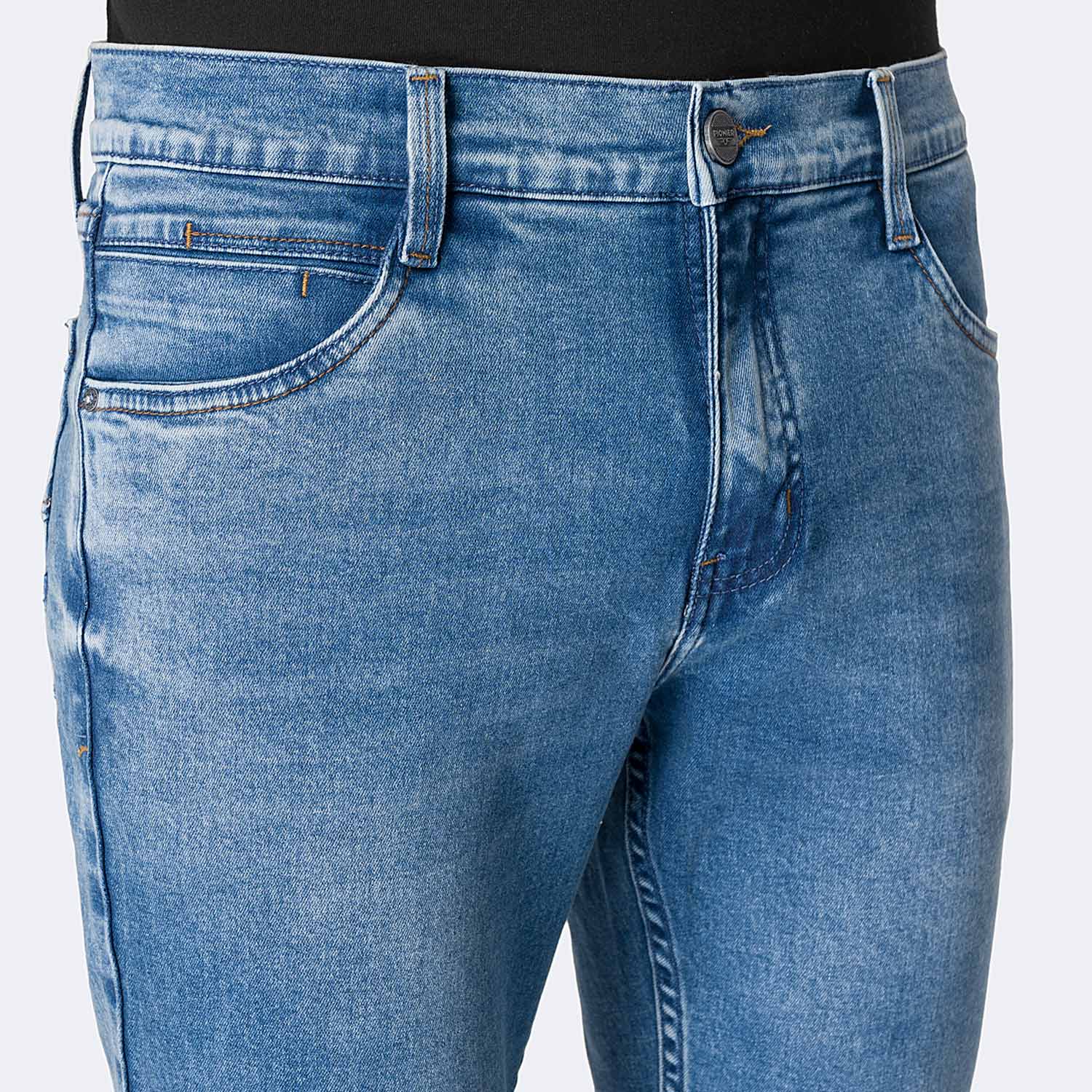 PANTALÓN JEAN PITILLO DENIM STRETCH HOMBRE PIONIER RAEHD - 3