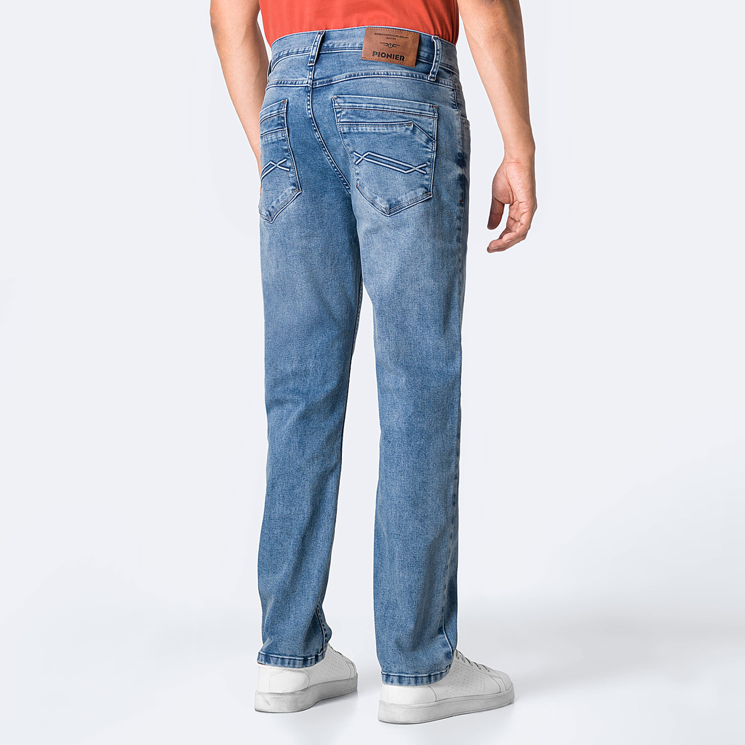 PANTALÓN JEAN SEMIPITILLO DENIM STRETCH HOMBRE PIONIER MINJHO - 2