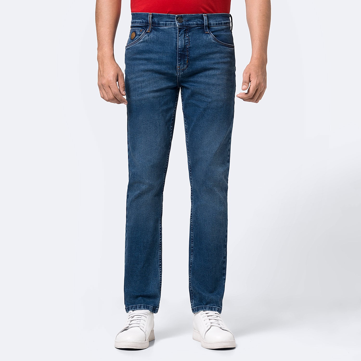PANTALÓN JEAN PITILLO DENIM STRETCH HOMBRE PIONIER ALBIAR - 1