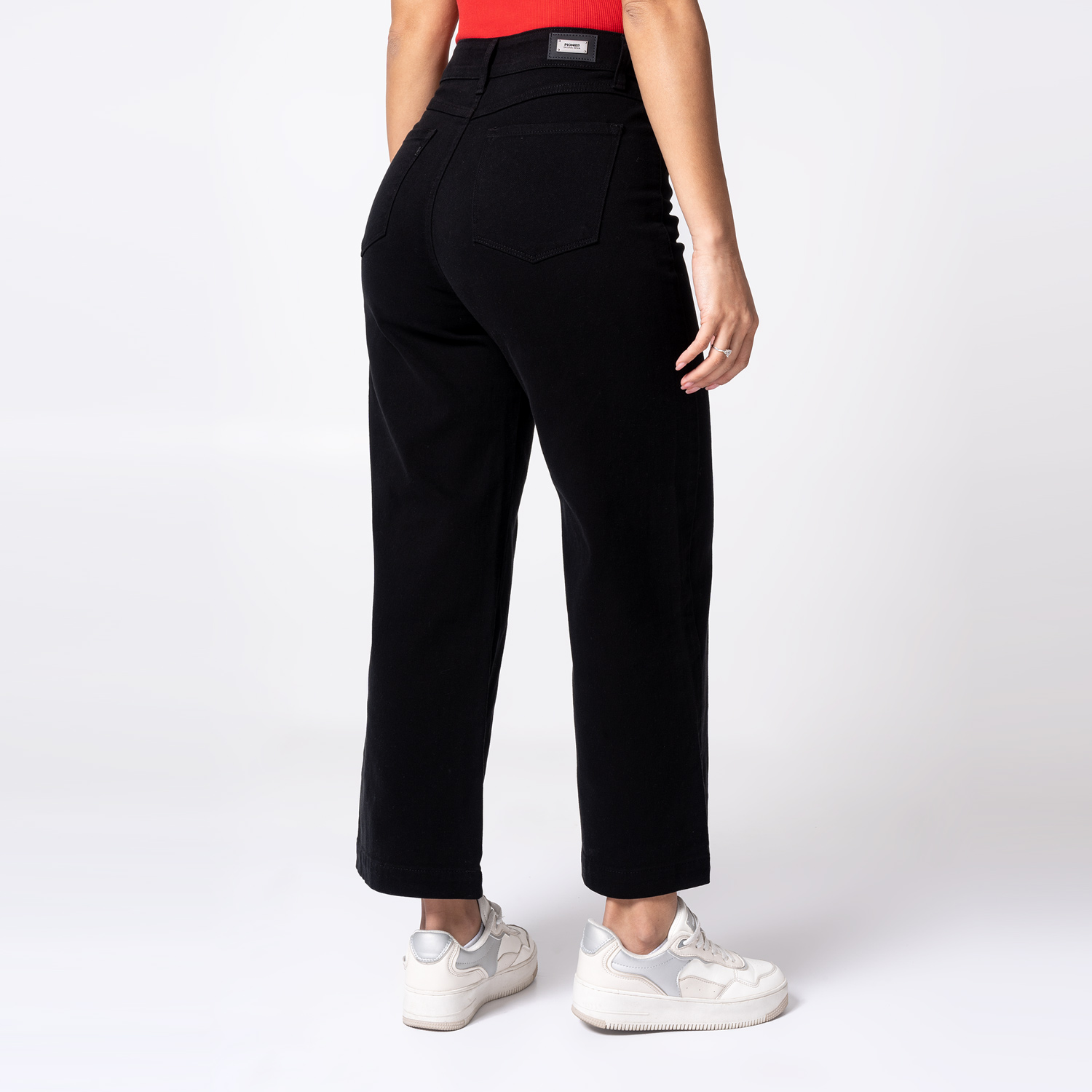 PANTALÓN DRILL STRETCH MUJER PIONIER LARI BULL DENIM - 2