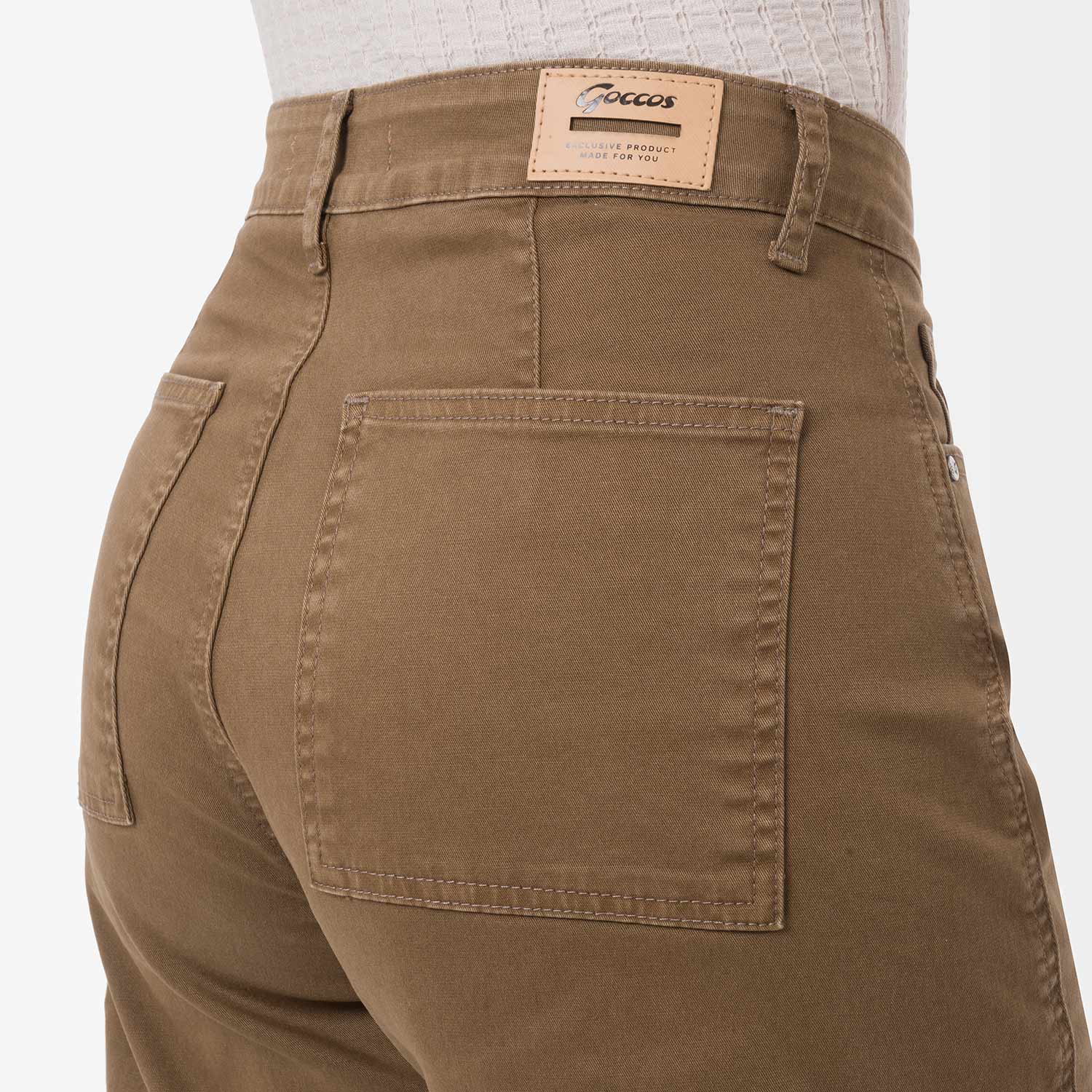 PANTALÓN DRILL STRETCH MUJER GOCCOS GRANCE - 4