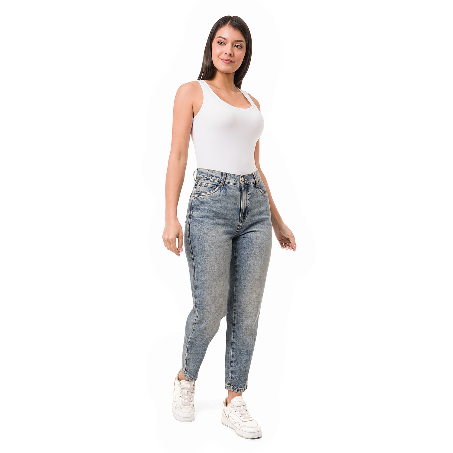 PANTALÓN JEAN DENIM MUJER FITS PILYC B - 1