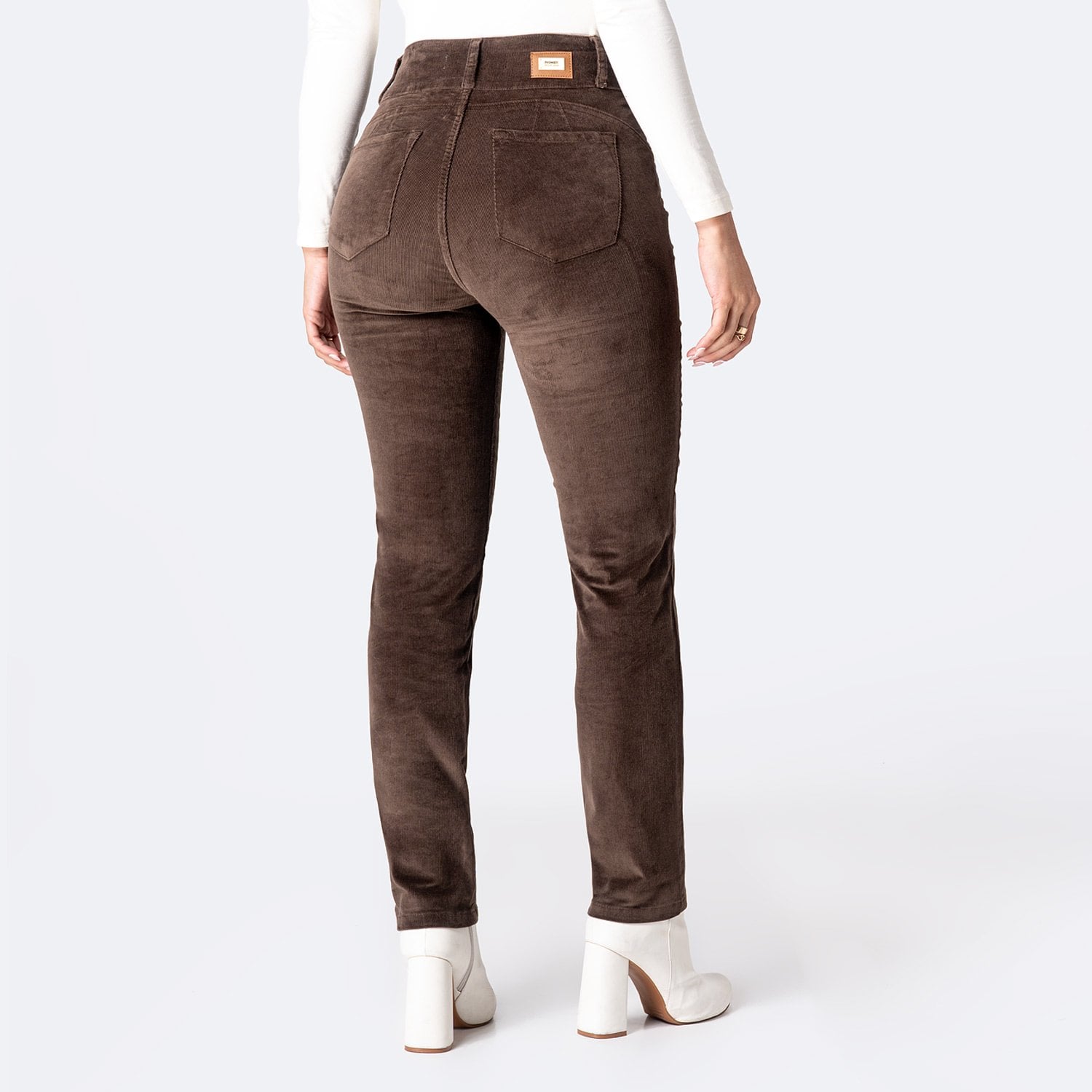 PANTALÓN RECTO CORDUROY STRETCH MUJER PIONIER LARISSA C - 2