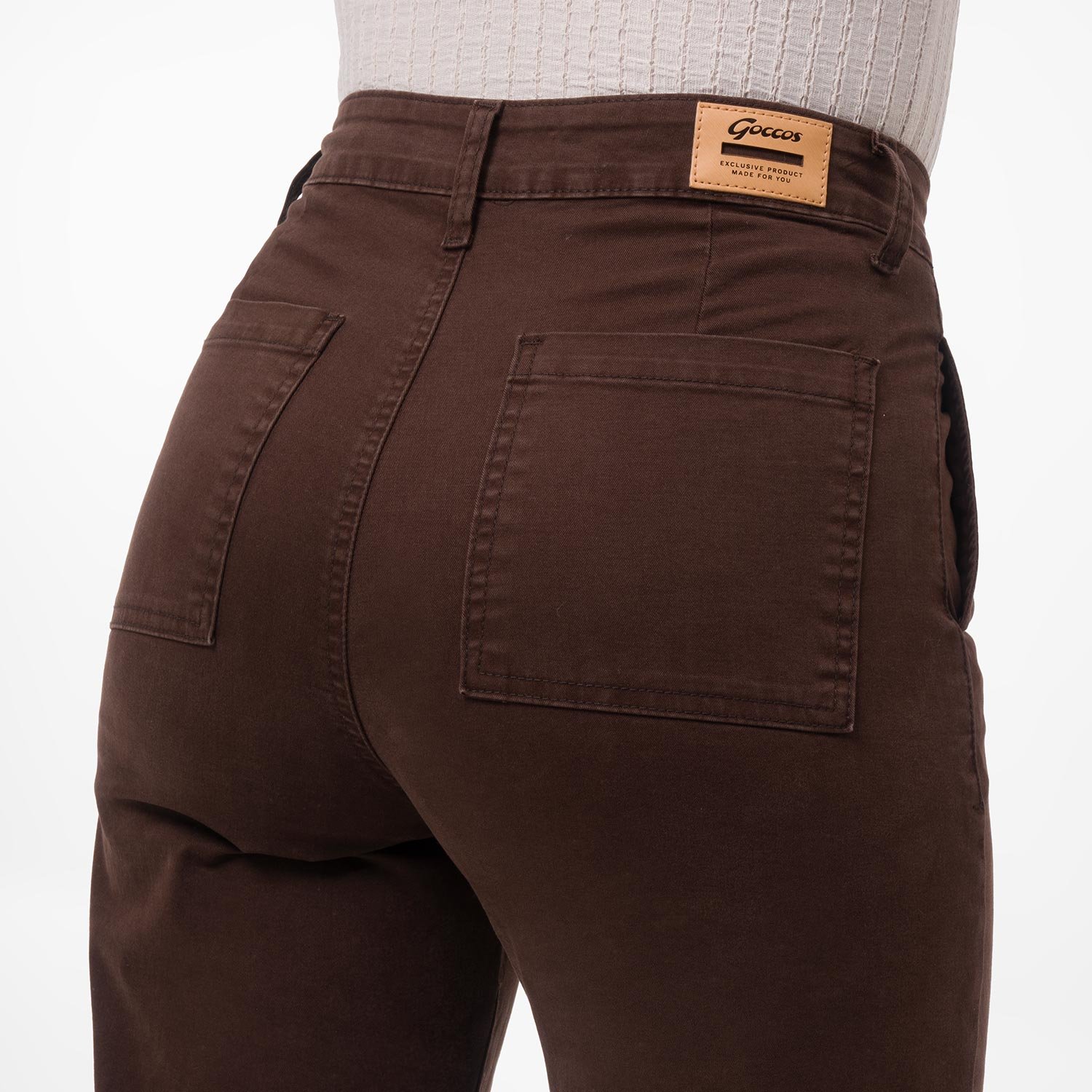 PANTALÓN DRILL STRETCH MUJER GOCCOS ZARIK - 3