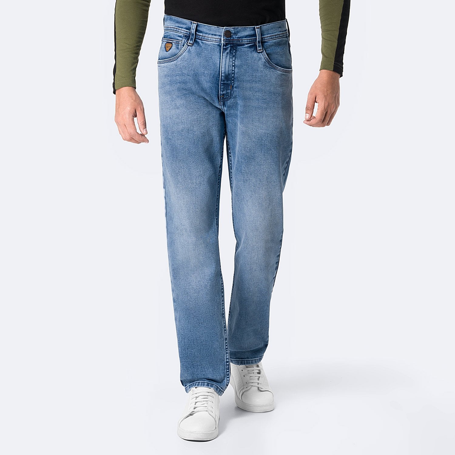 PANTALÓN JEAN SEMIPITILLO DENIM STRETCH HOMBRE PIONIER GALLHES - 1