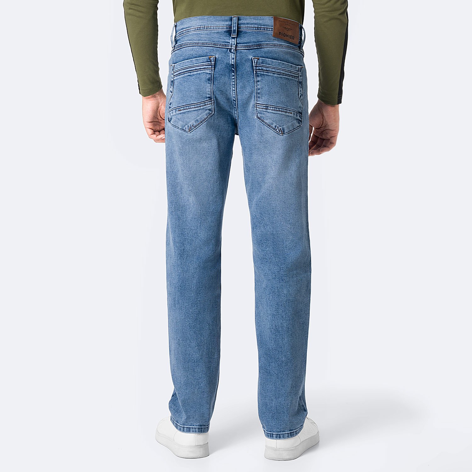 PANTALÓN JEAN SEMIPITILLO DENIM STRETCH HOMBRE PIONIER GALLHES - 2