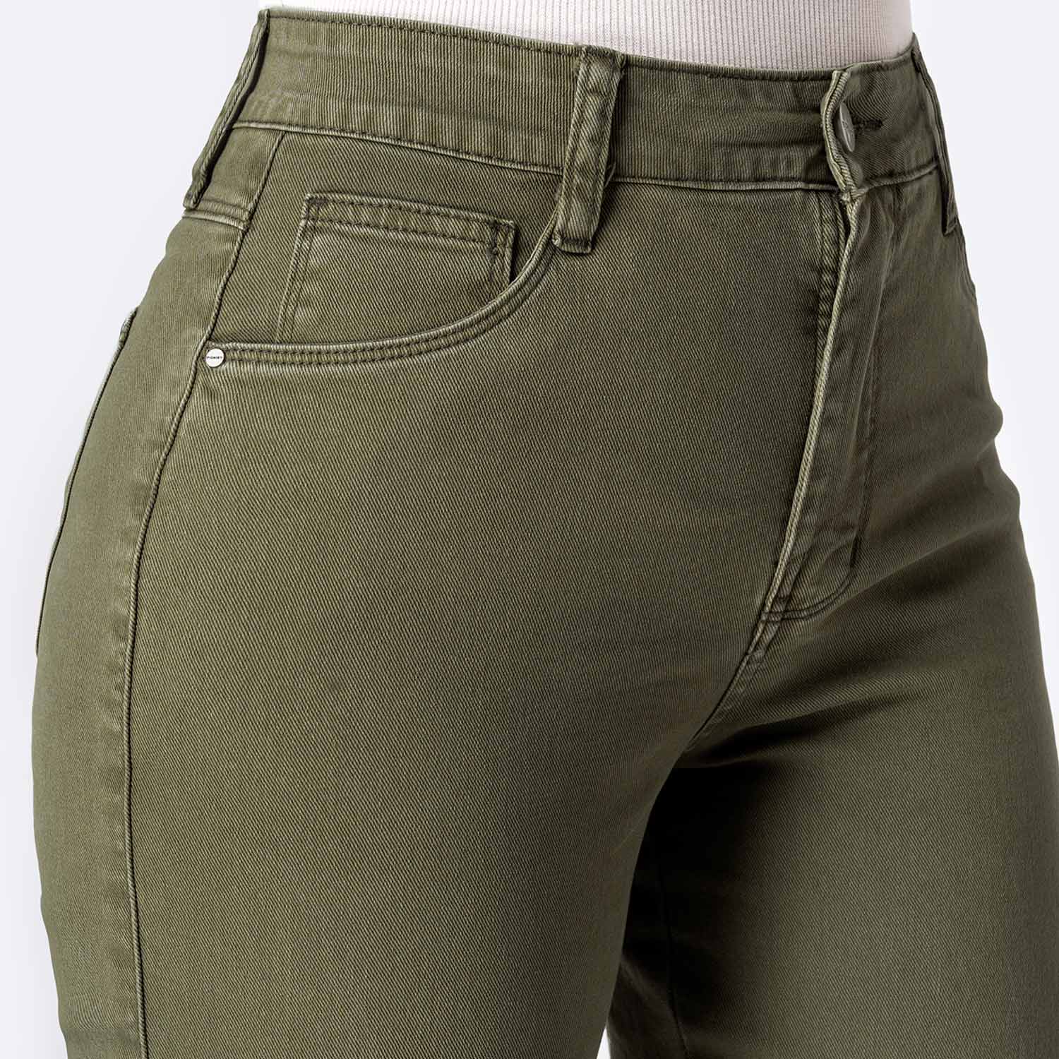 PANTALÓN DRILL STRETCH MUJER PIONIER HAISHE - 3