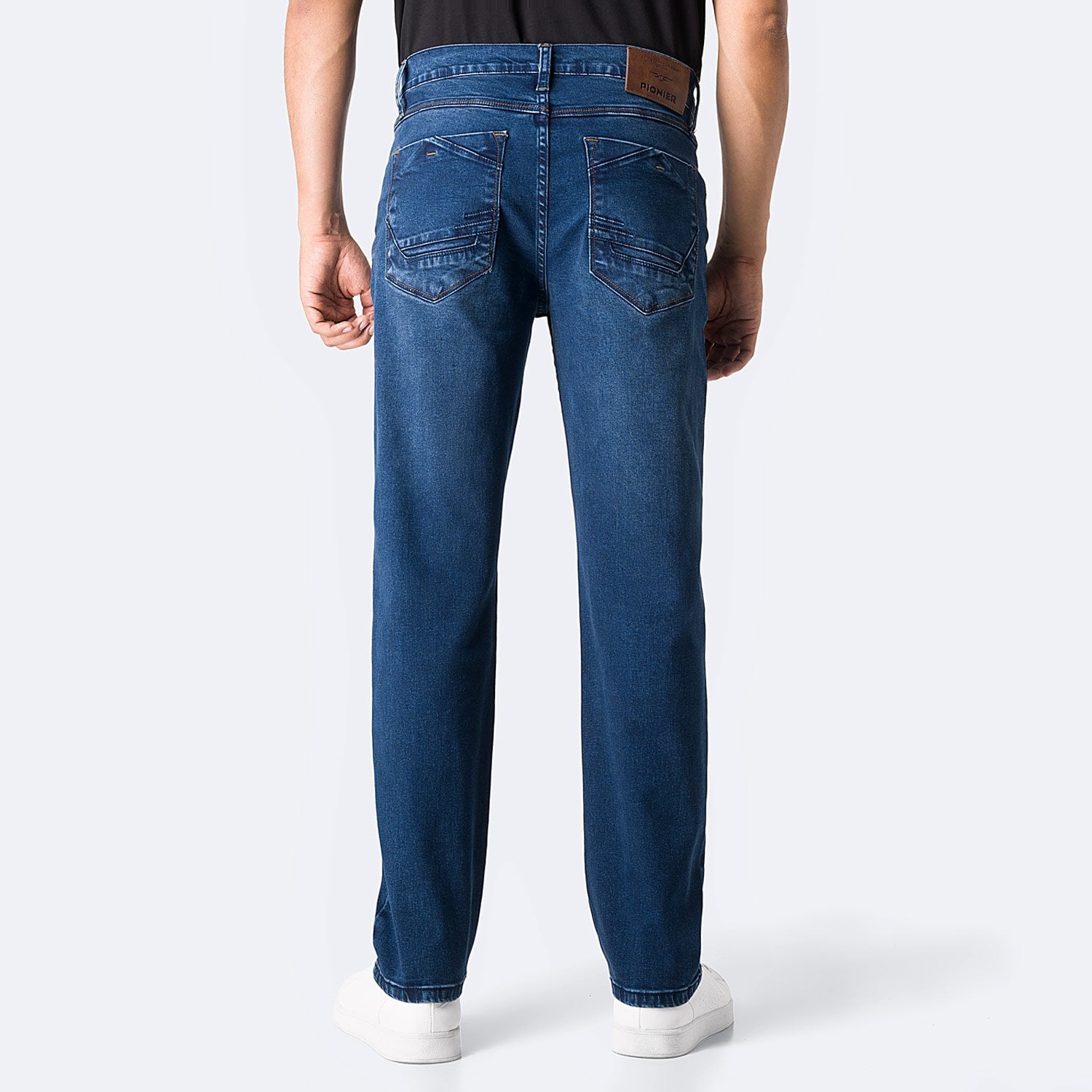 PANTALÓN JEAN SEMIPITILLO DENIM STRETCH HOMBRE PIONIER EZZIO - 2
