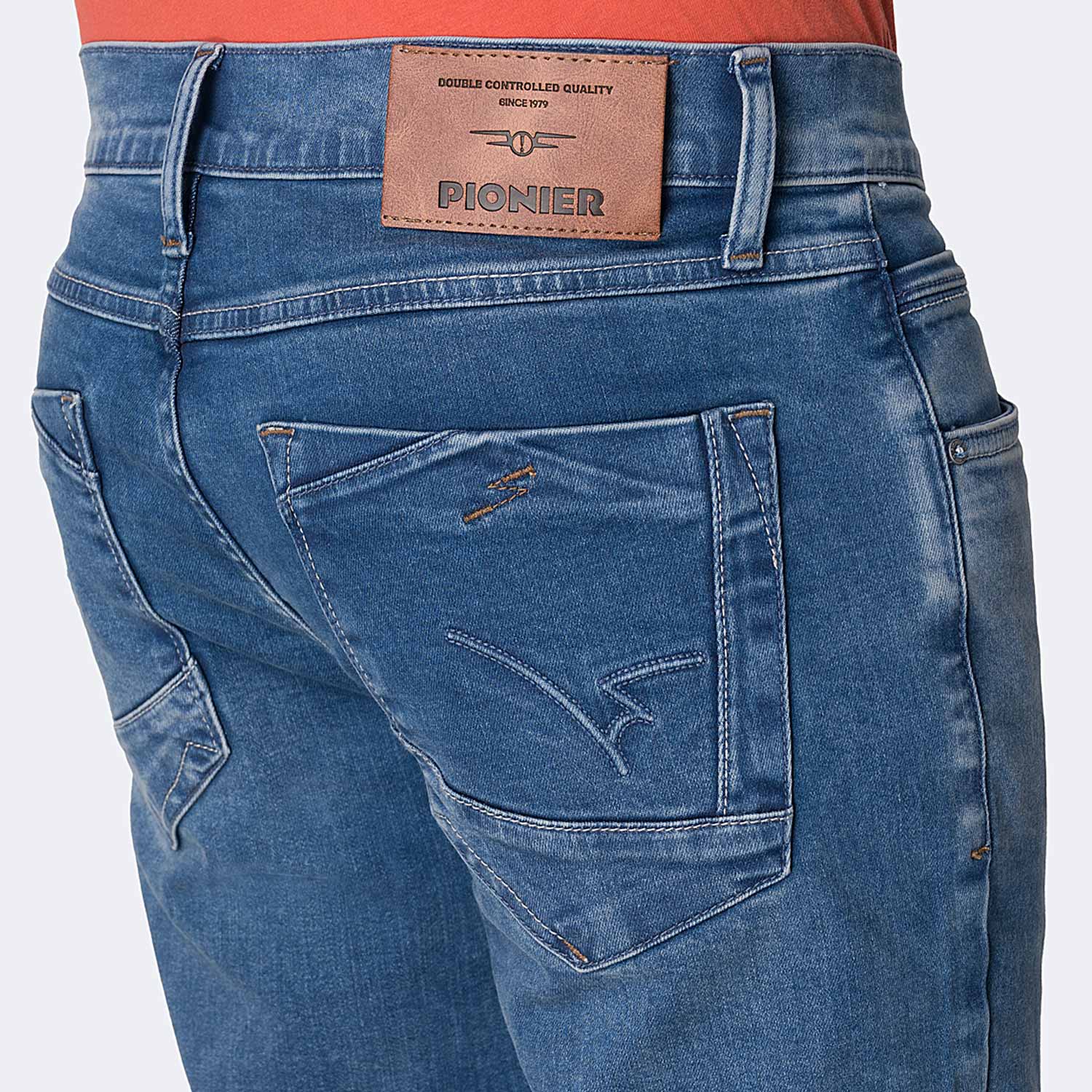 PANTALÓN JEAN PITILLO DENIM STRETCH HOMBRE PIONIER NIYASI - 4