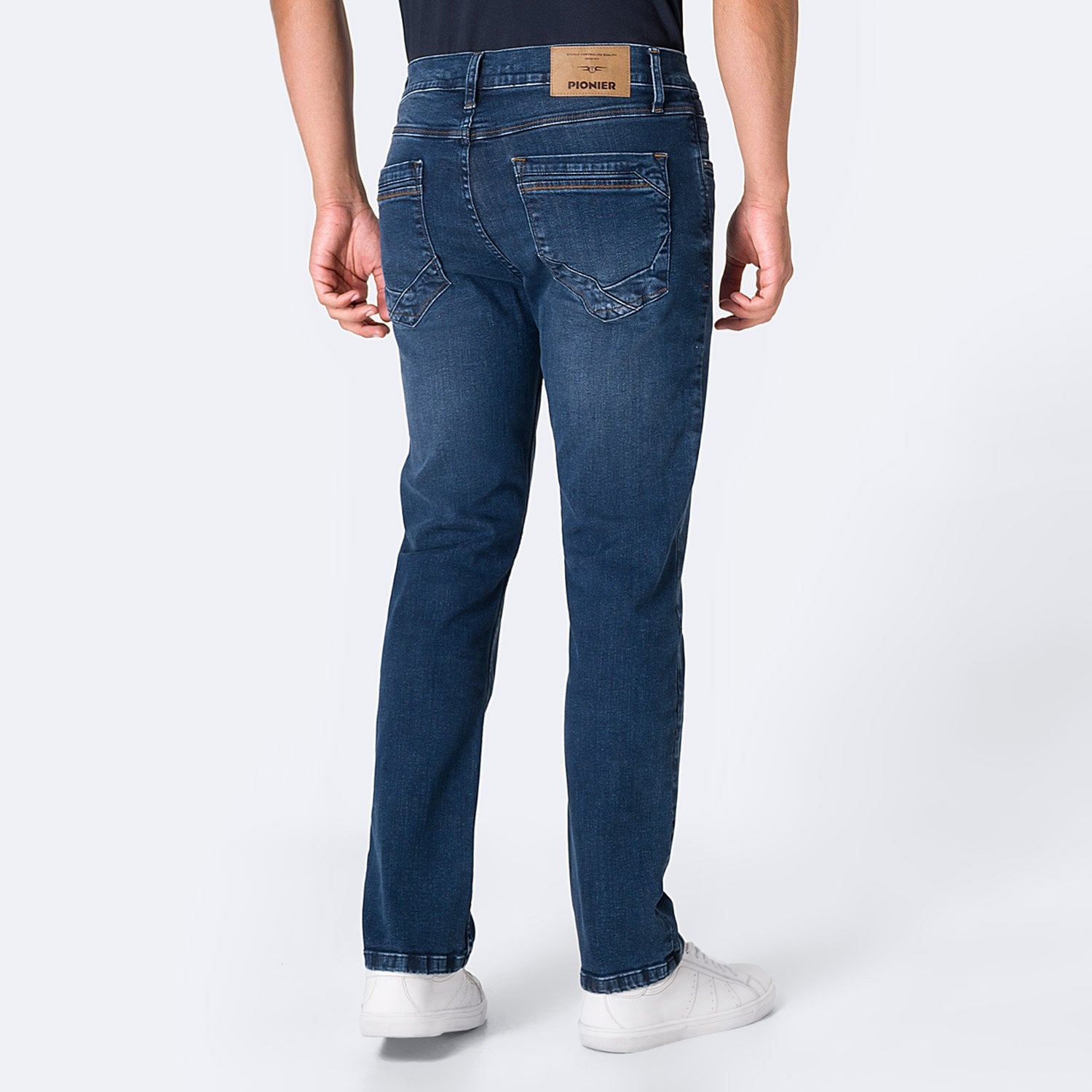 PANTALÓN JEAN SEMIPITILLO DENIM STRETCH HOMBRE PIONIER NARWAN - 2