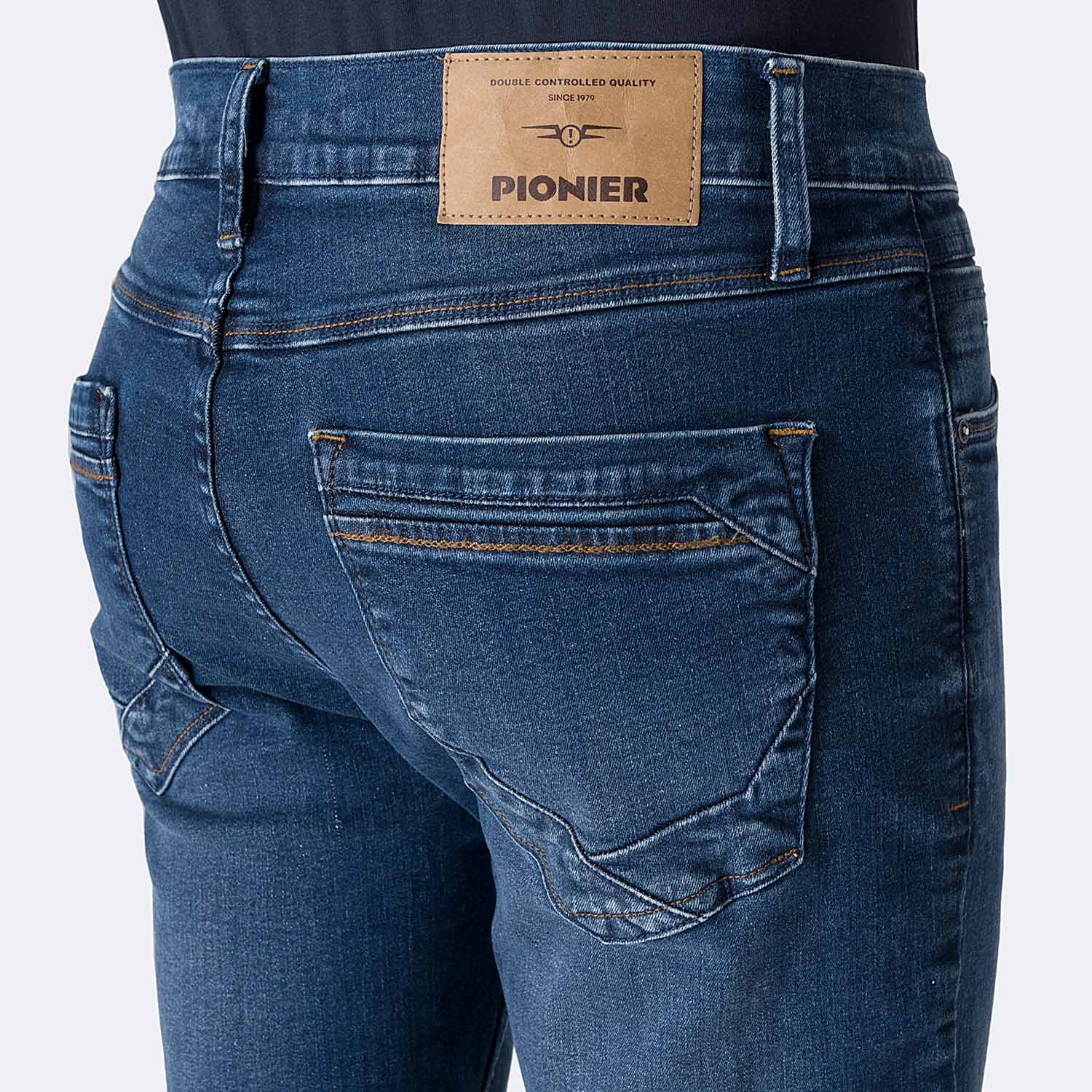 PANTALÓN JEAN SEMIPITILLO DENIM STRETCH HOMBRE PIONIER NARWAN - 4