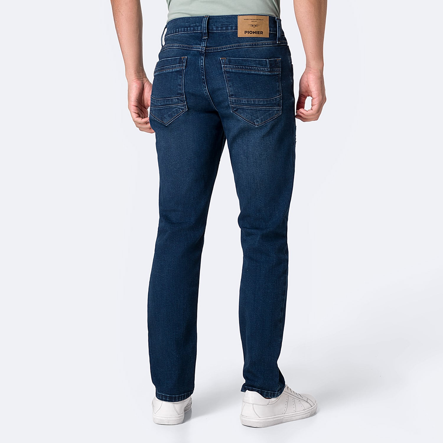 PANTALÓN JEAN SEMIPITILLO DENIM STRETCH HOMBRE PIONIER EDISSON - 2