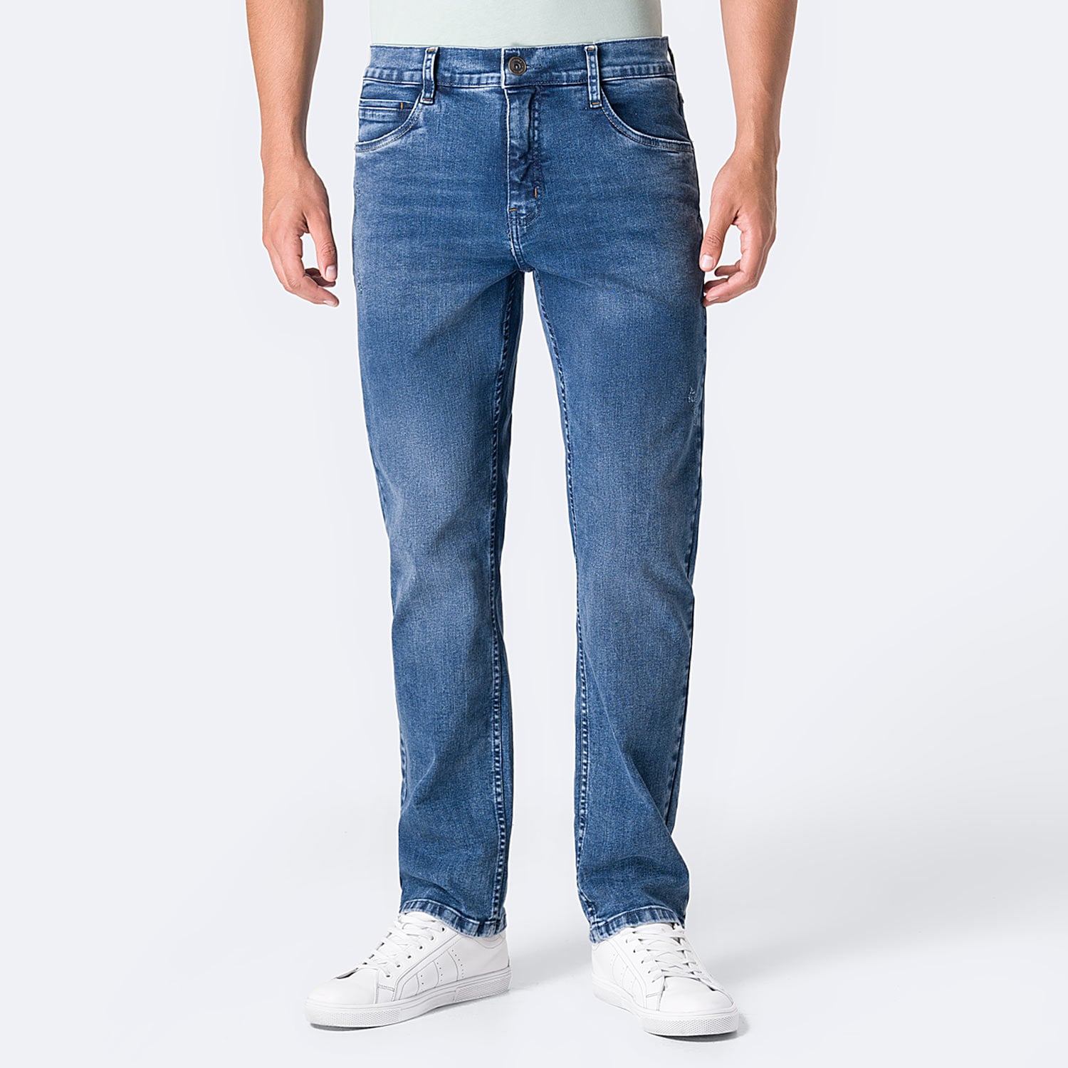 PANTALÓN JEAN SEMIPITILLO DENIM STRETCH HOMBRE PIONIER HAELLH - 1