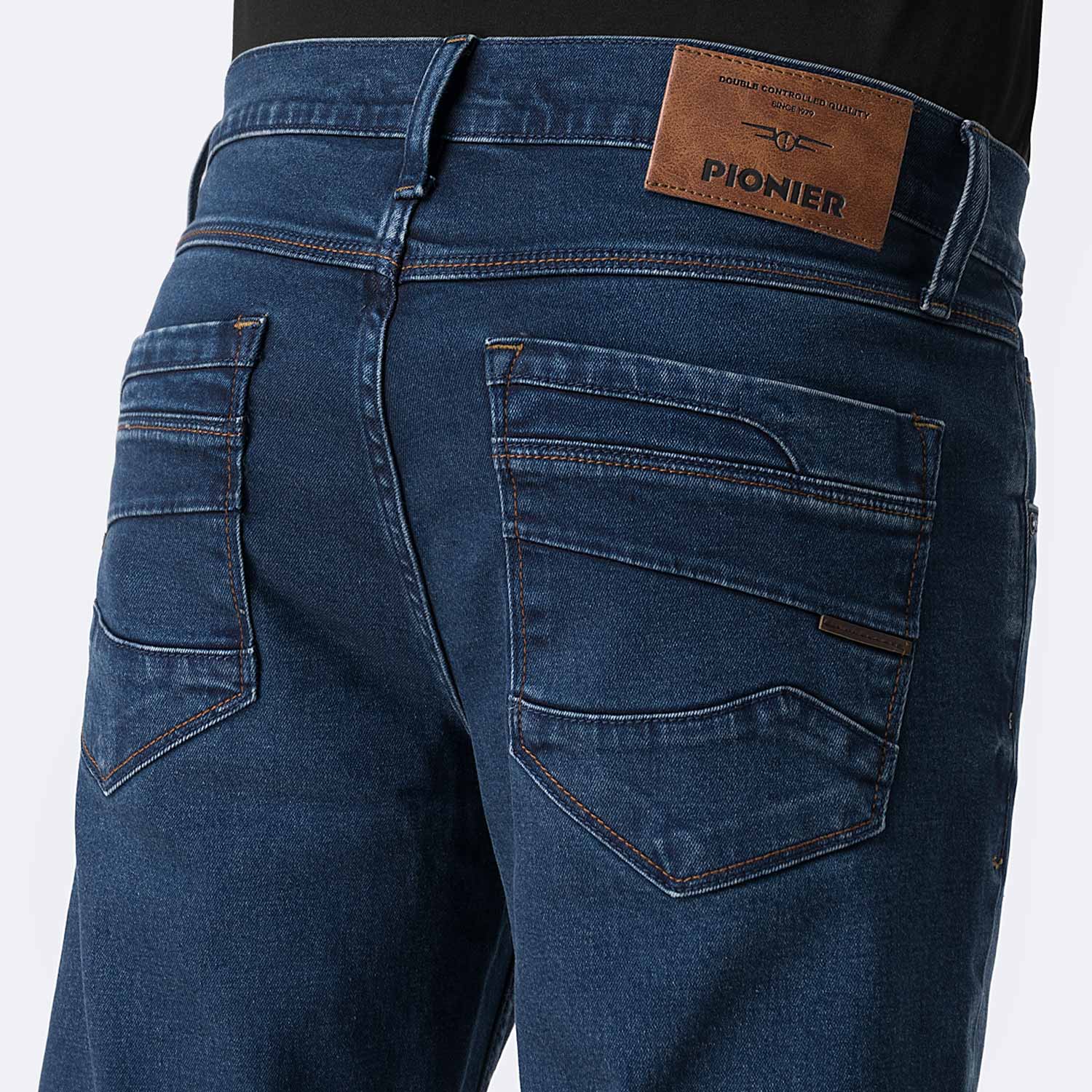 PANTALÓN JEAN SEMIPITILLO DENIM STRETCH HOMBRE PIONIER RIBERTH - 4