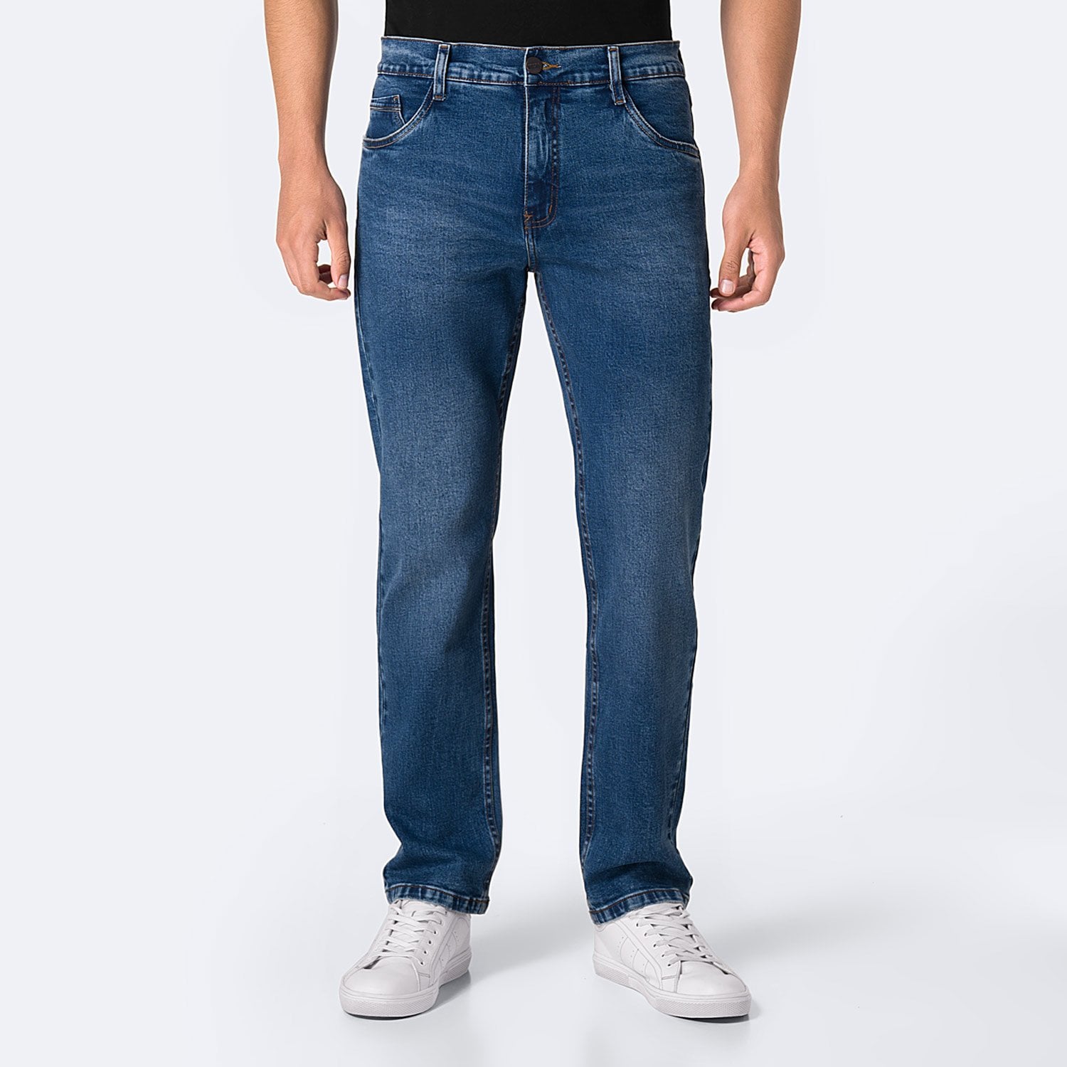 PANTALÓN JEAN SEMIPITILLO DENIM STRETCH HOMBRE PIONIER ADIELH - 1