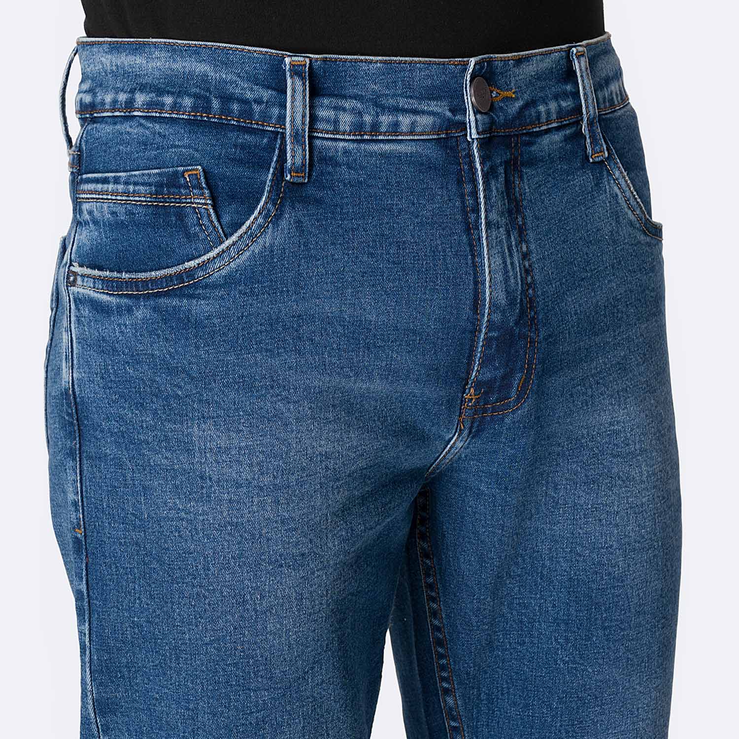 PANTALÓN JEAN SEMIPITILLO DENIM STRETCH HOMBRE PIONIER ADIELH - 3