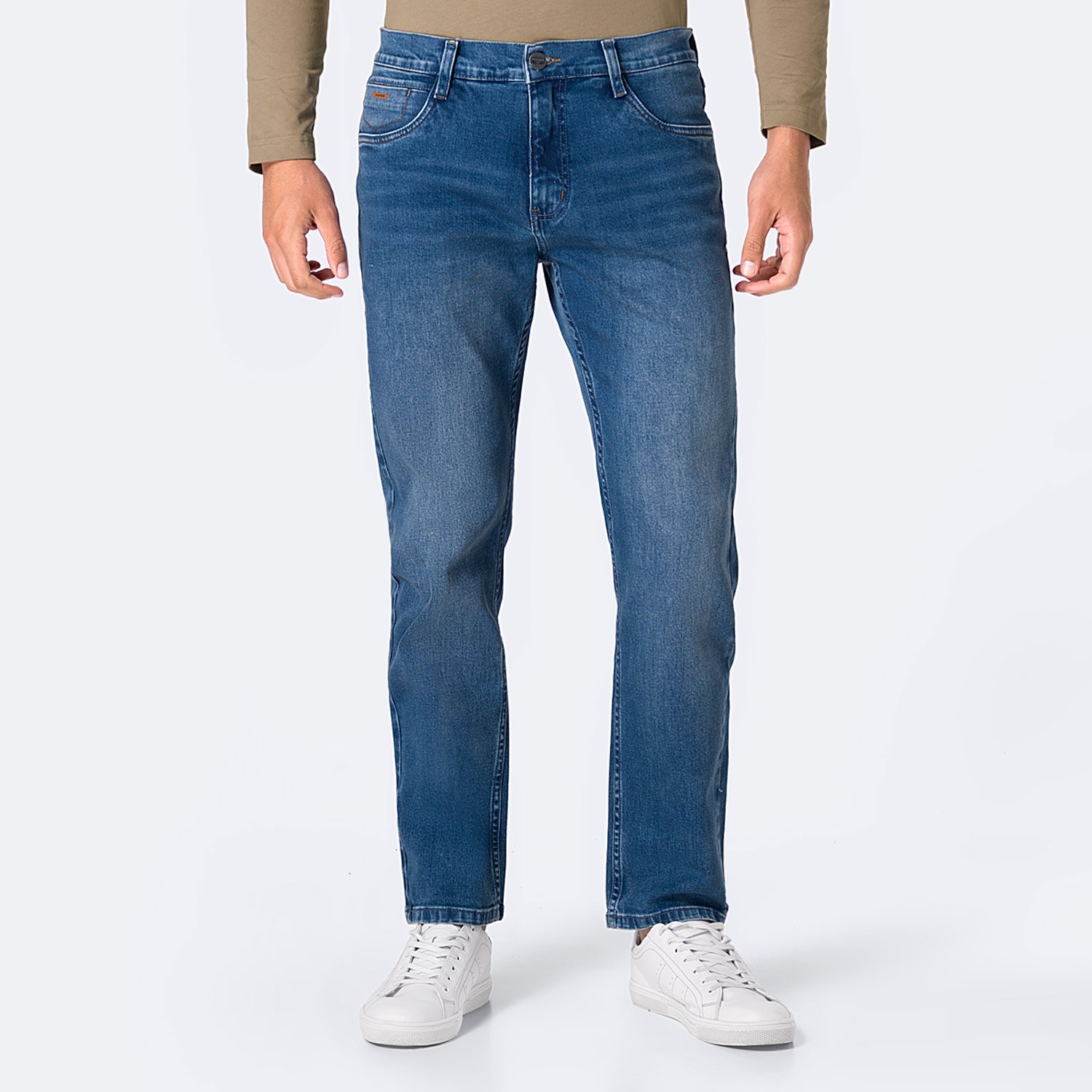 PANTALÓN JEAN SEMIPITILLO DENIM STRETCH HOMBRE PIONIER ALFFONZO - 1