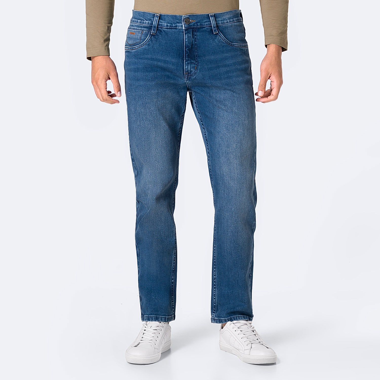 PANTALÓN JEAN SEMIPITILLO DENIM STRETCH HOMBRE PIONIER ALFFONZO - 1