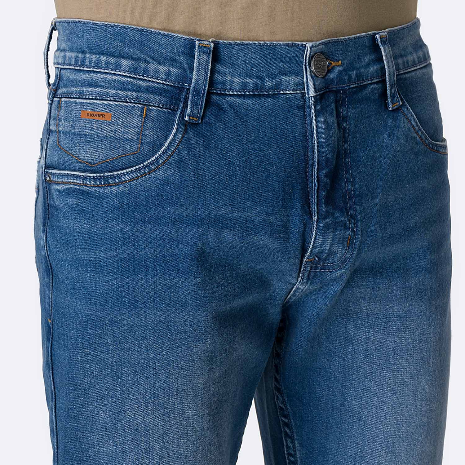 PANTALÓN JEAN SEMIPITILLO DENIM STRETCH HOMBRE PIONIER ALFFONZO - 3