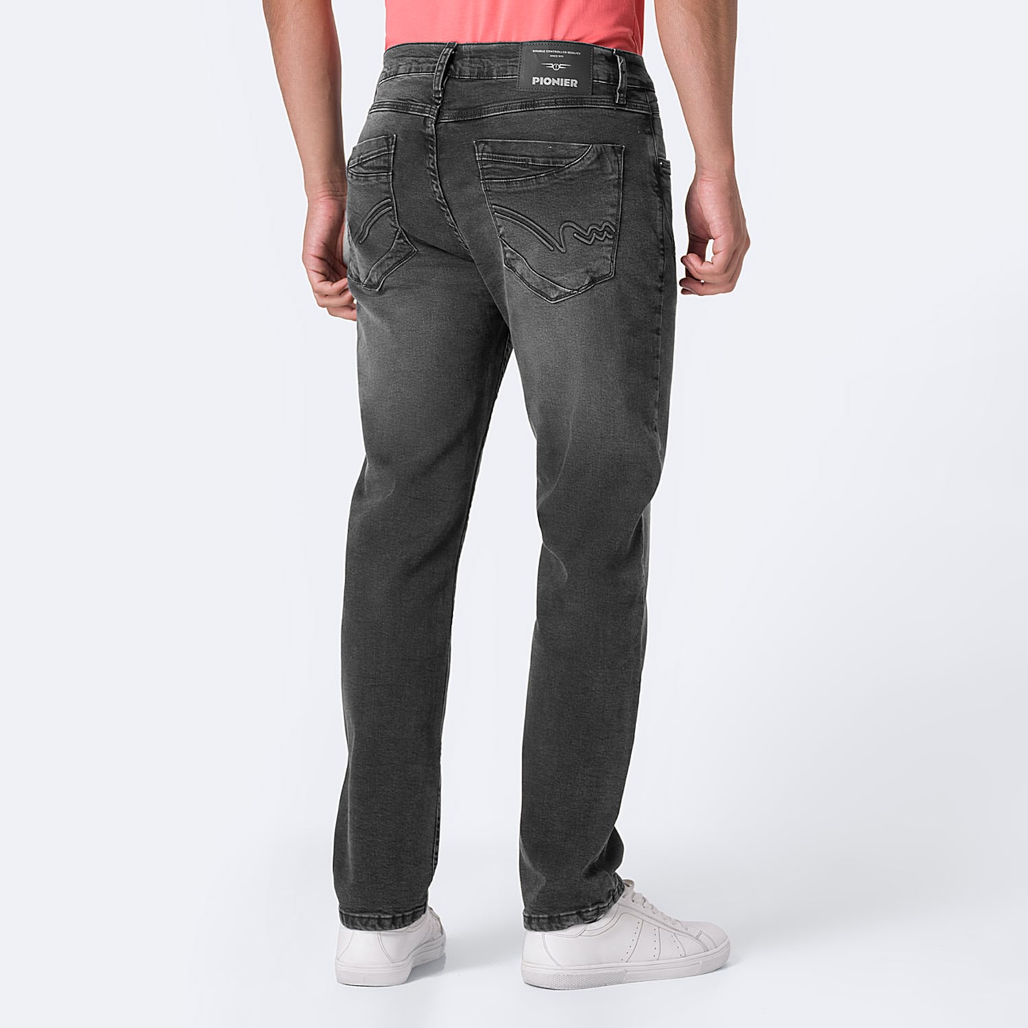 PANTALÓN JEAN SEMIPITILLO DENIM STRETCH HOMBRE PIONIER RHIGEL - 2