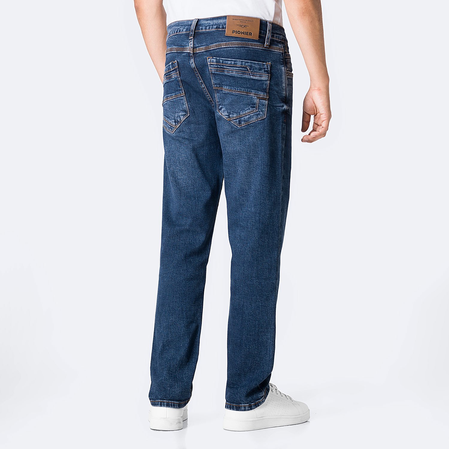 PANTALÓN JEAN SEMIPITILLO DENIM STRETCH HOMBRE PIONIER ELMERT - 2
