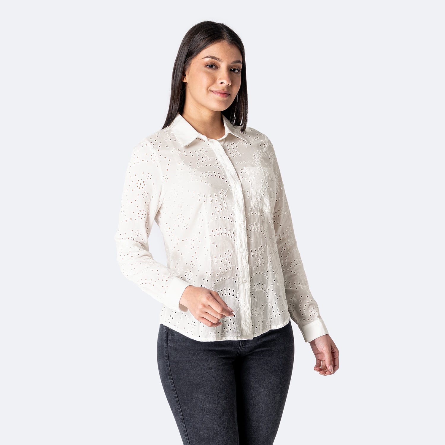 BLUSA BRODERY MUJER PIONIER KYRANA - 1