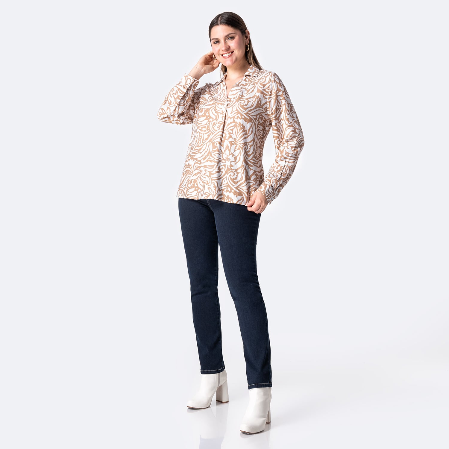 BLUSA POPELINA MUJER PIONIER CERILA - 3