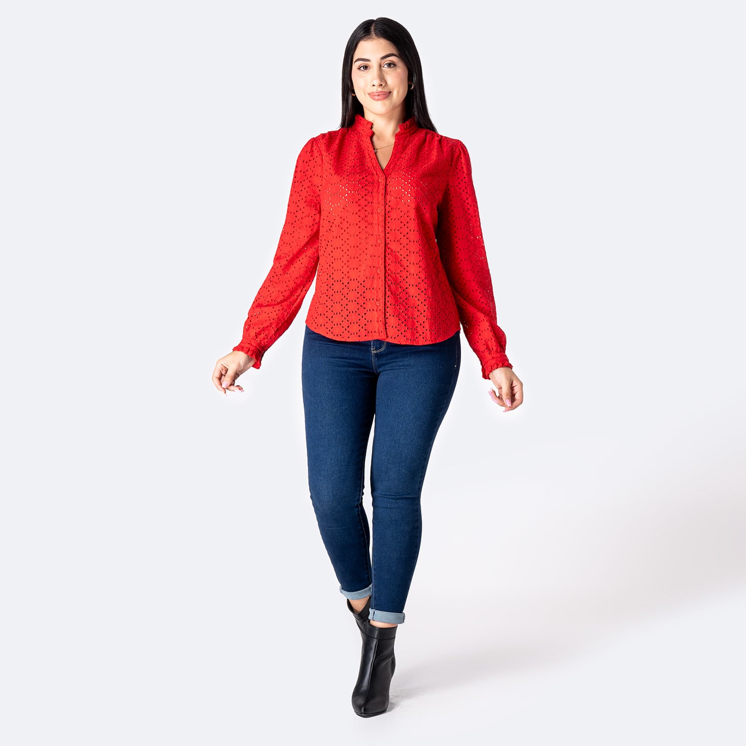 BLUSA BRODERY MUJER PIONIER KHORINA - 3