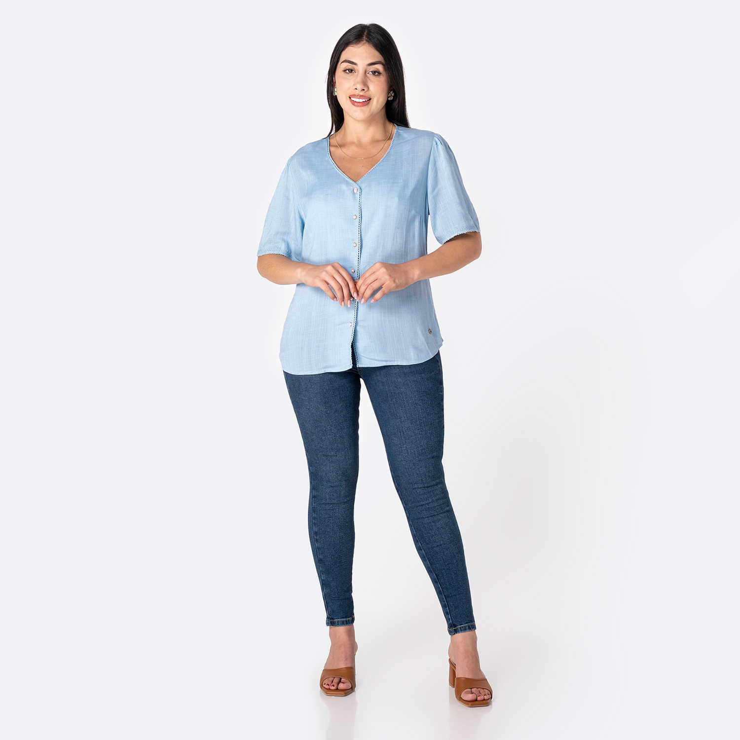 BLUSA LINO MUJER PIONIER BRENDAYA - 3