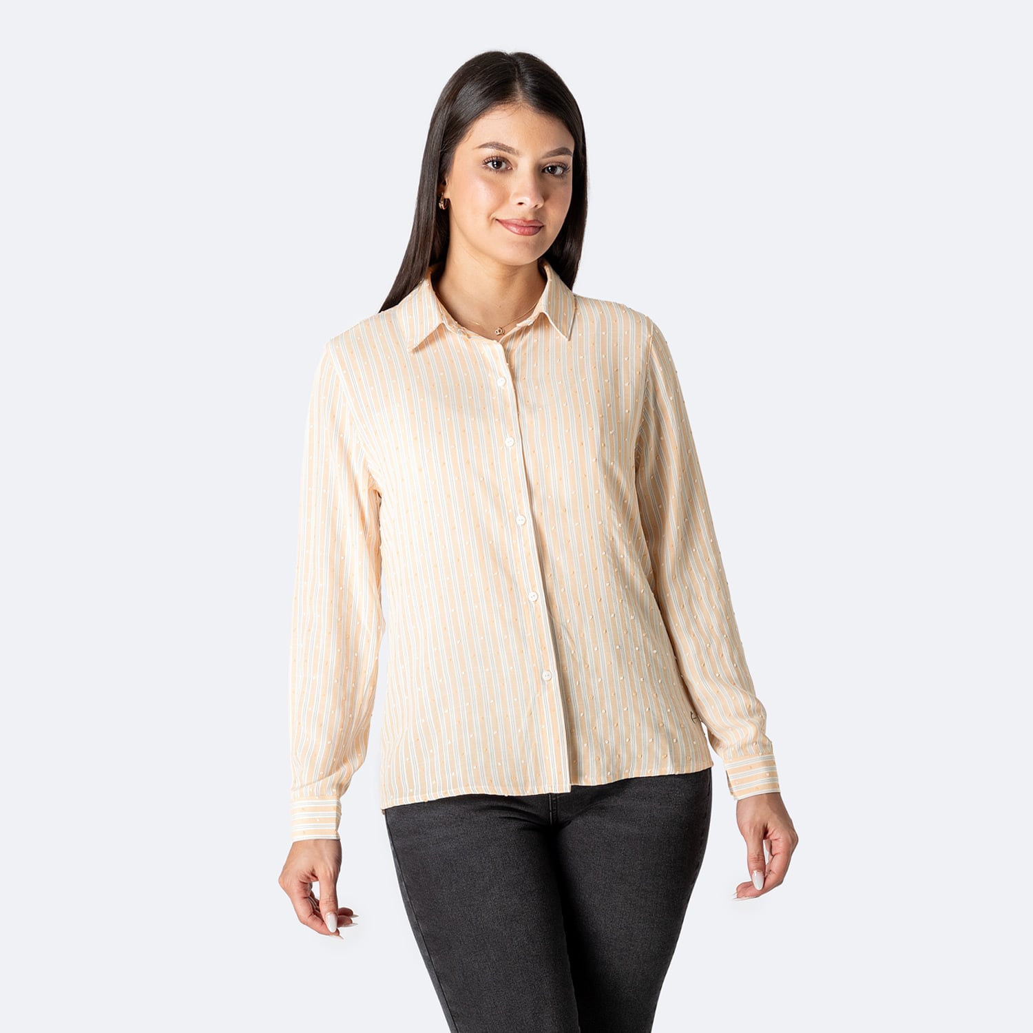 BLUSA LISTADA MUJER PIONIER KARYN II - 1