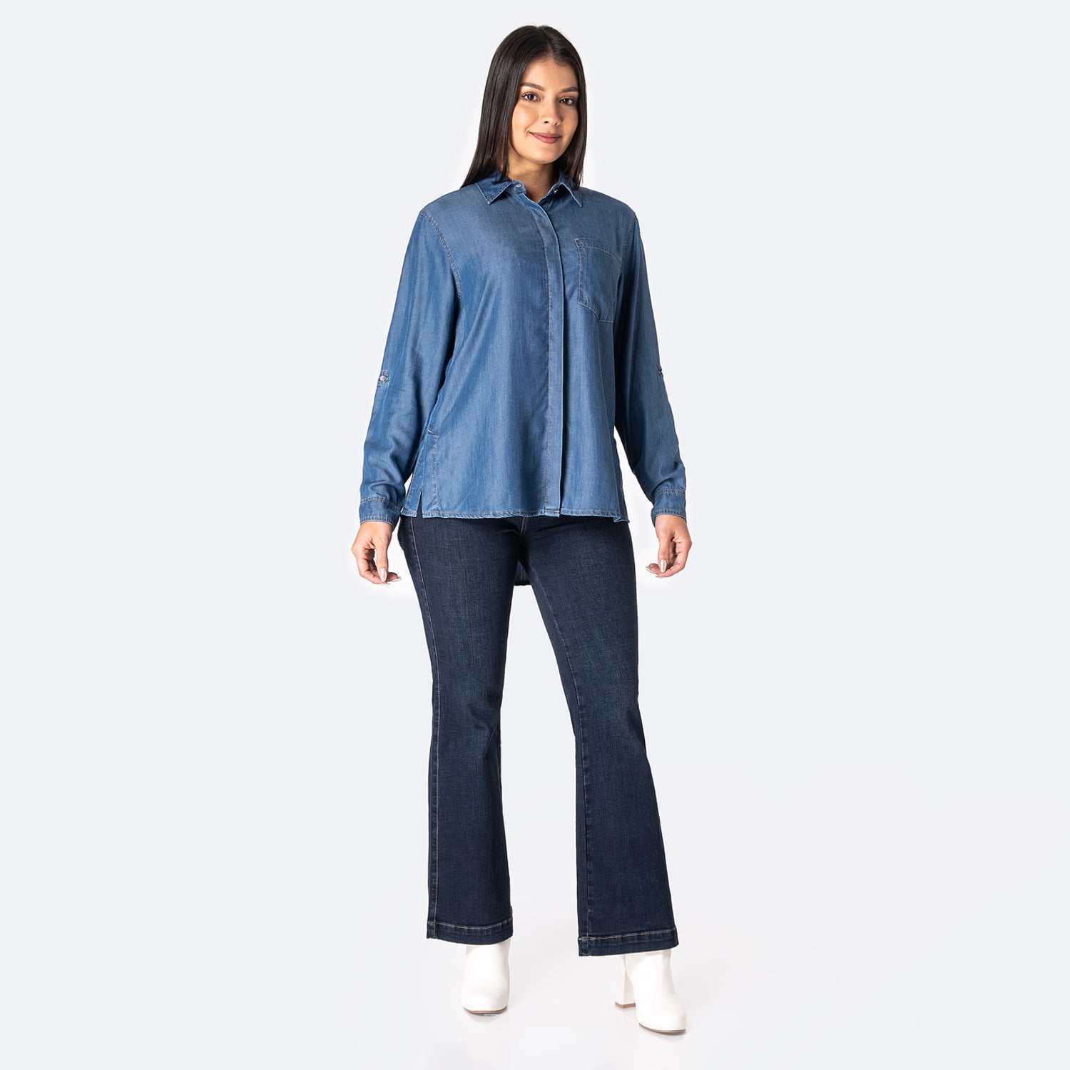 BLUSA DENIM MUJER PIONIER KHELEYA - 4