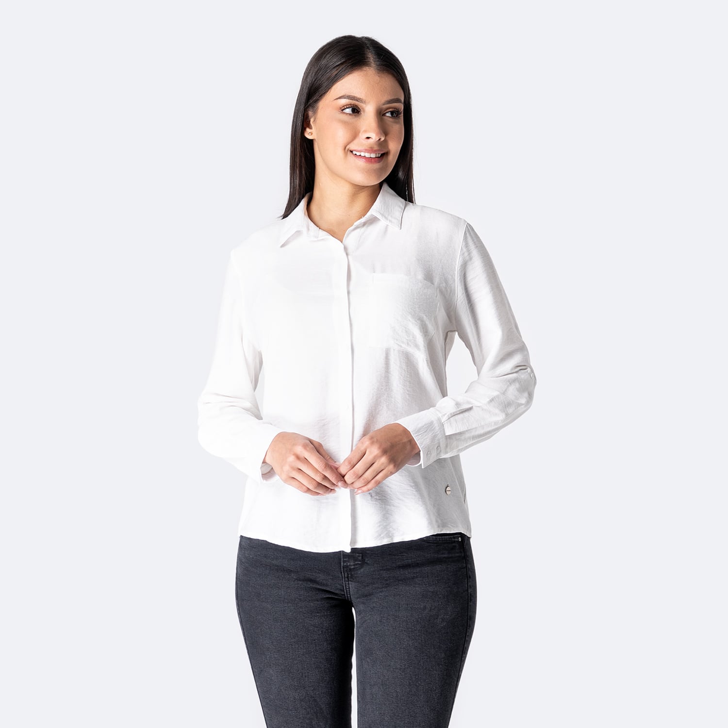 BLUSA POPELINA MUJER PIONIER ALEZCIA - 1