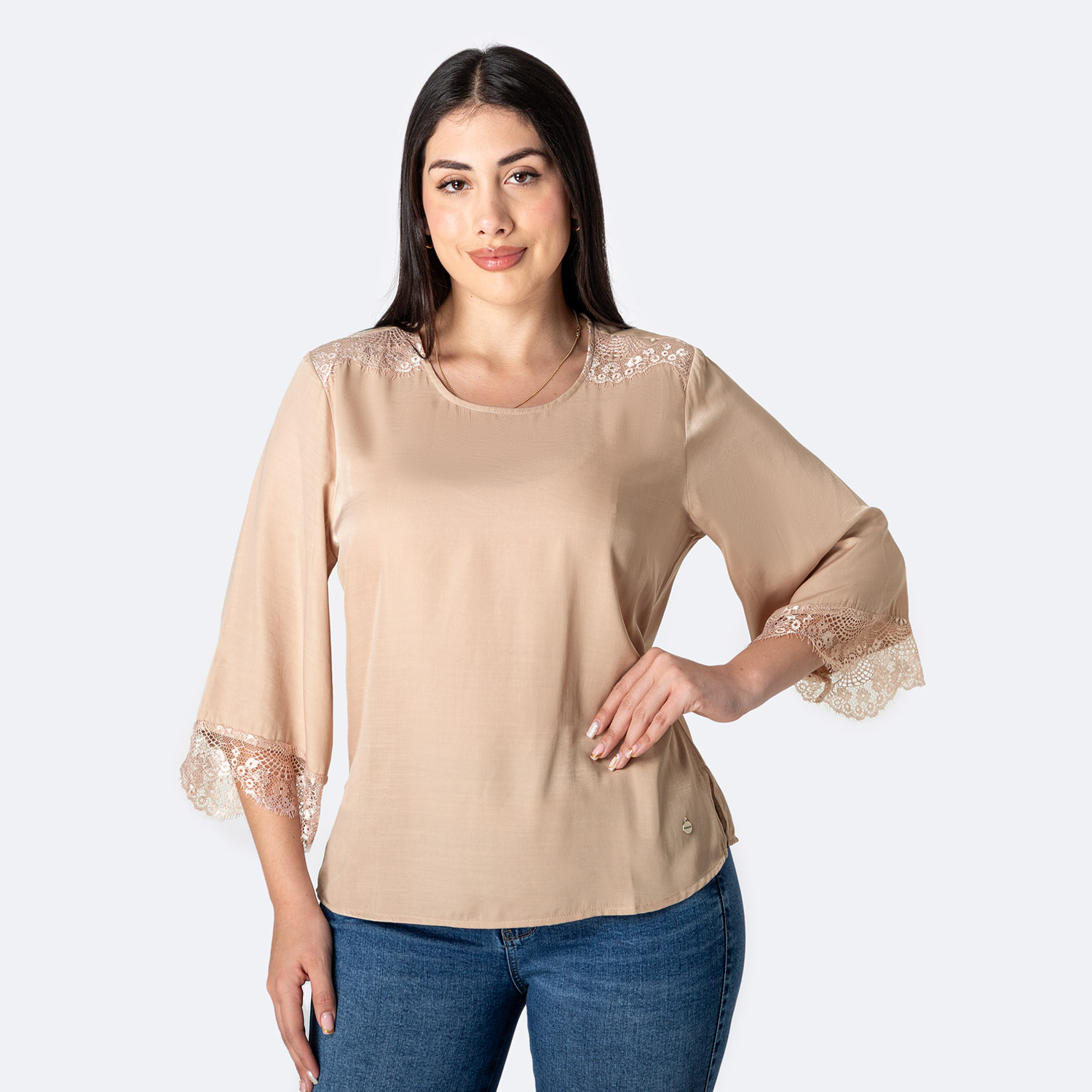 BLUSA SEDA MUJER PIONIER KATRIS - 1