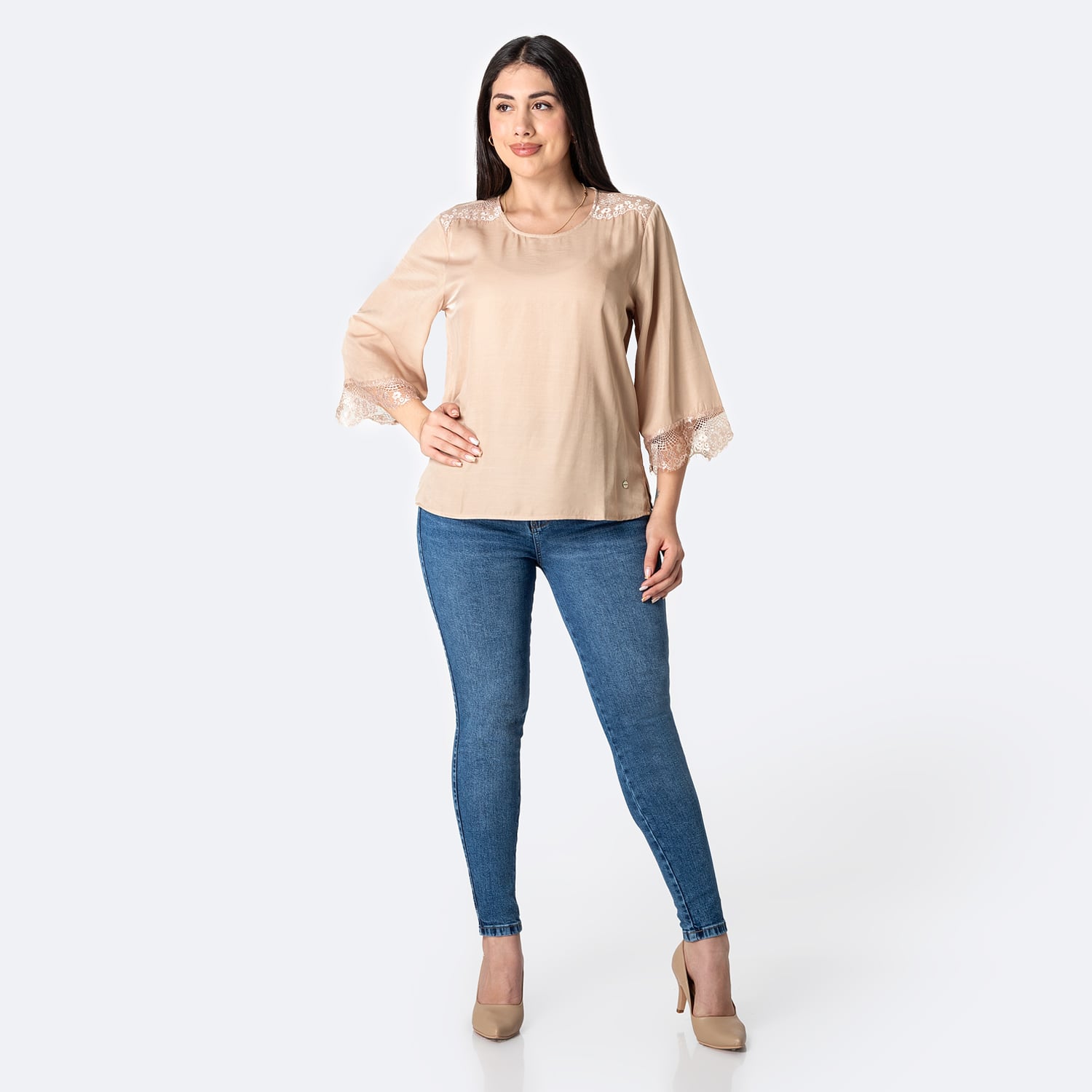 BLUSA SEDA MUJER PIONIER KATRIS - 3