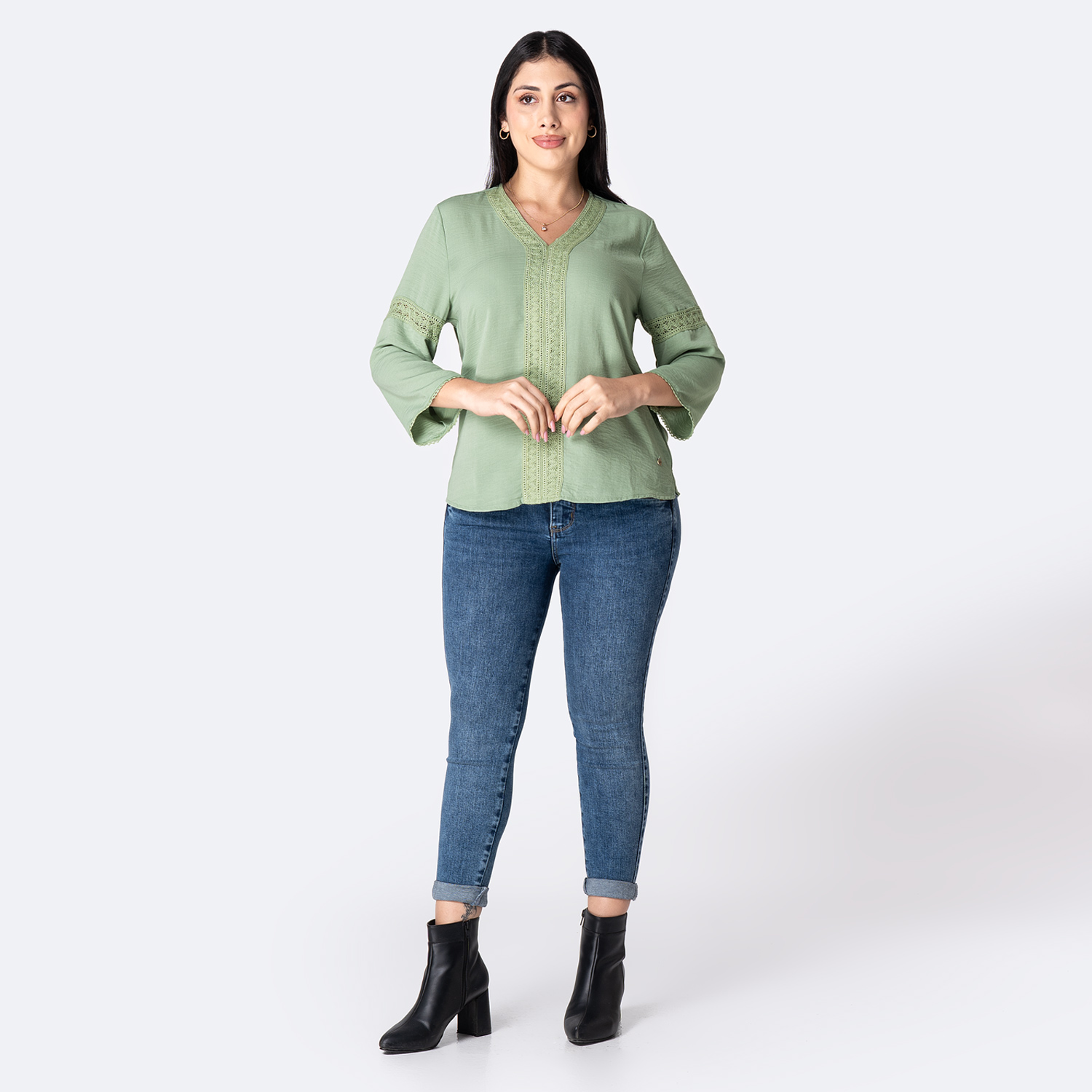BLUSA LINO MUJER PIONIER ZILSET - 3