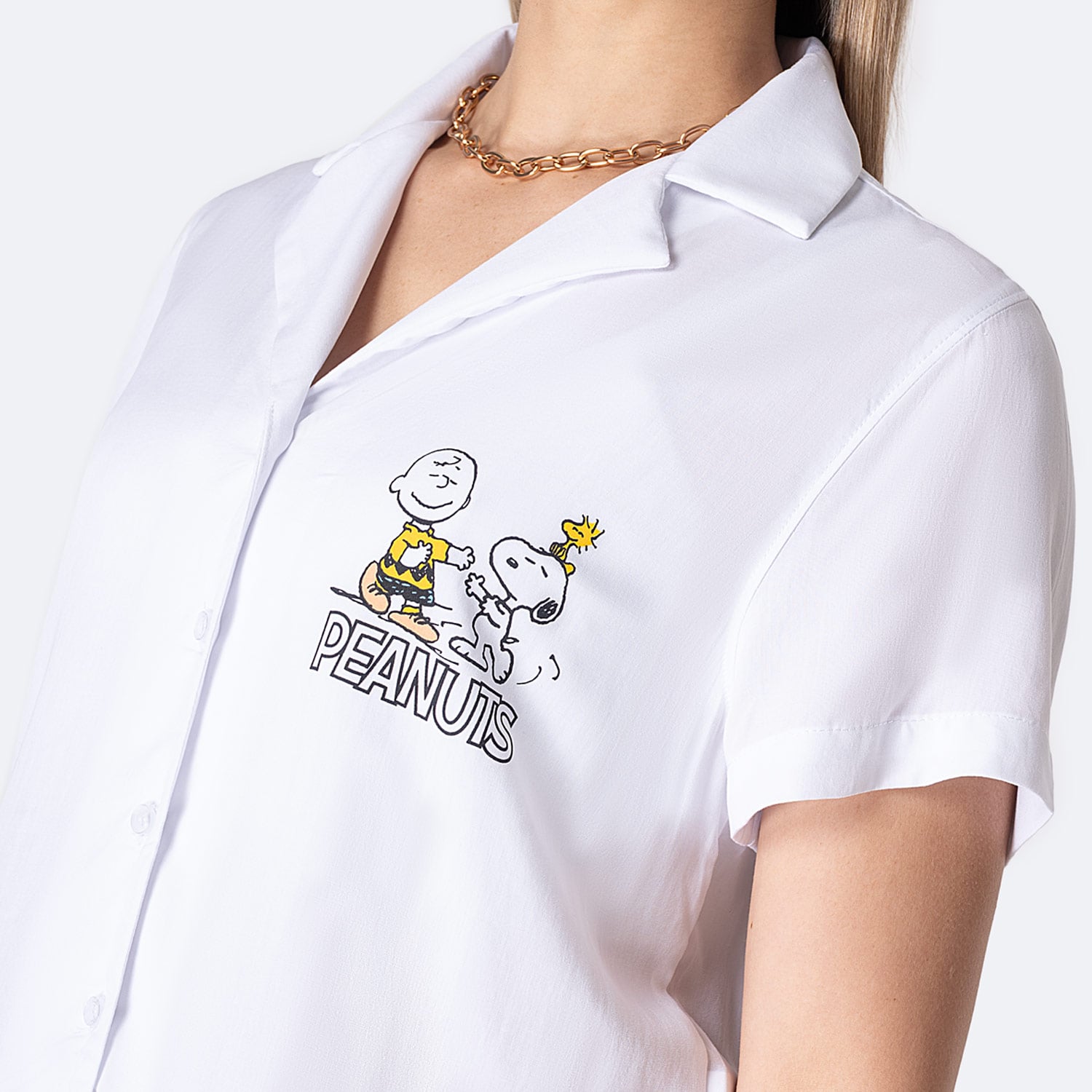 BLUSA POPELINA MUJER PIONIER LOLY-SNOOPY - 2