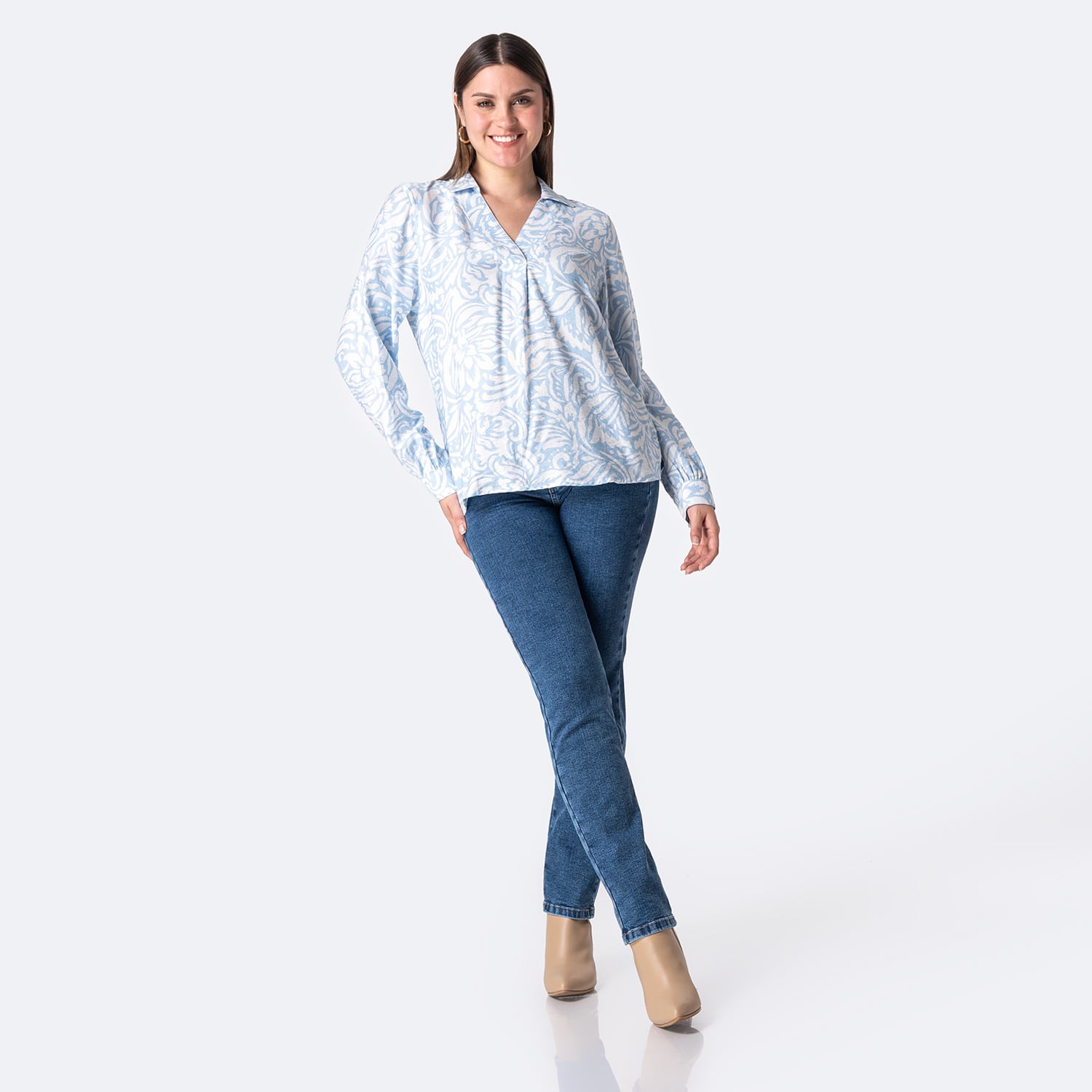 BLUSA POPELINA MUJER PIONIER CERILA - 3