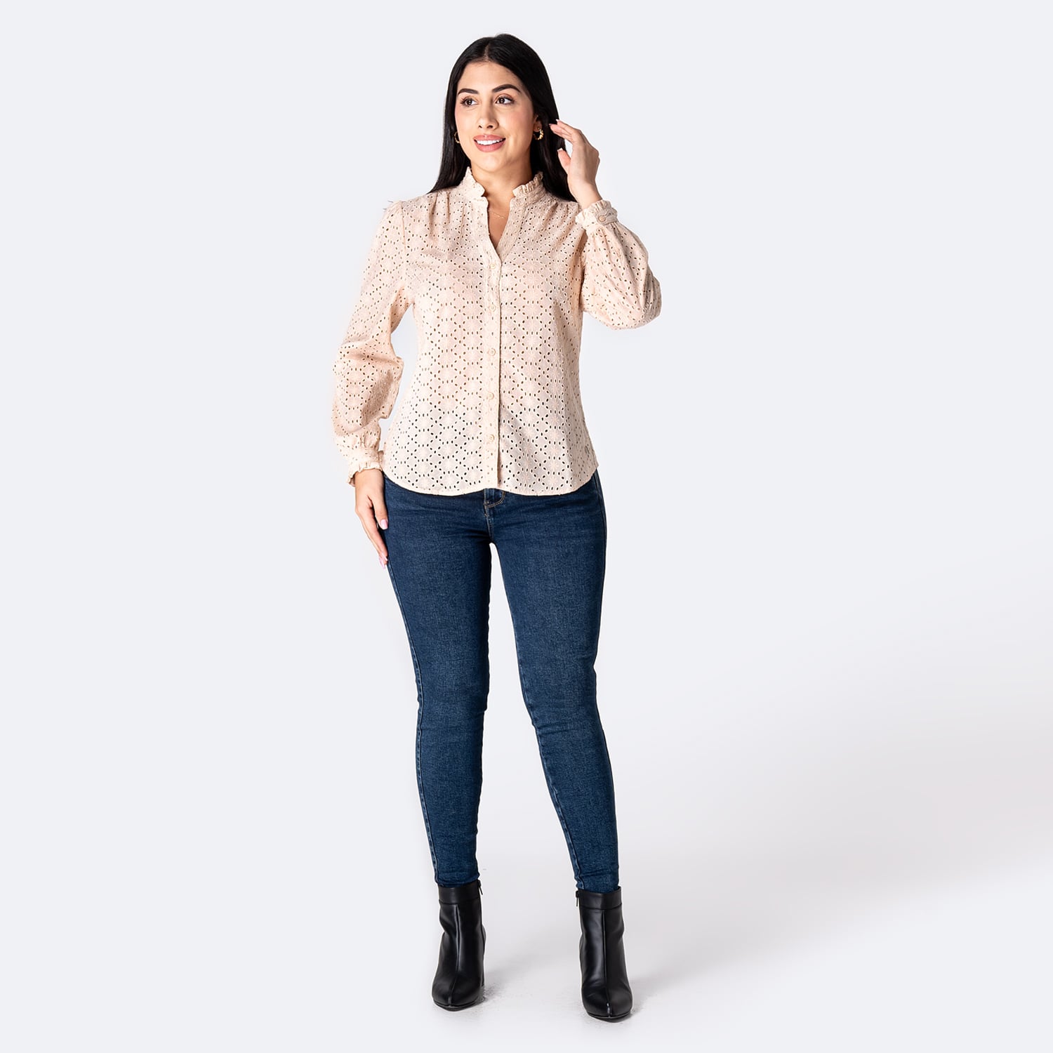 BLUSA BRODERY MUJER PIONIER KHORINA - 3
