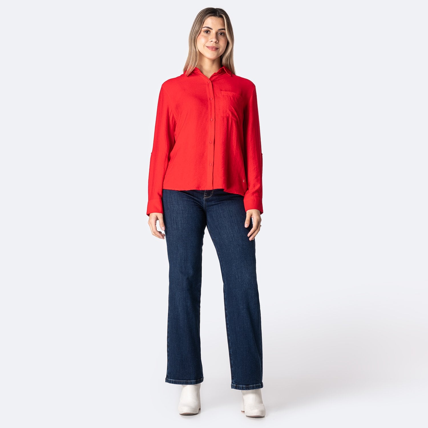 BLUSA POPELINA MUJER PIONIER ALEZCIA - 3