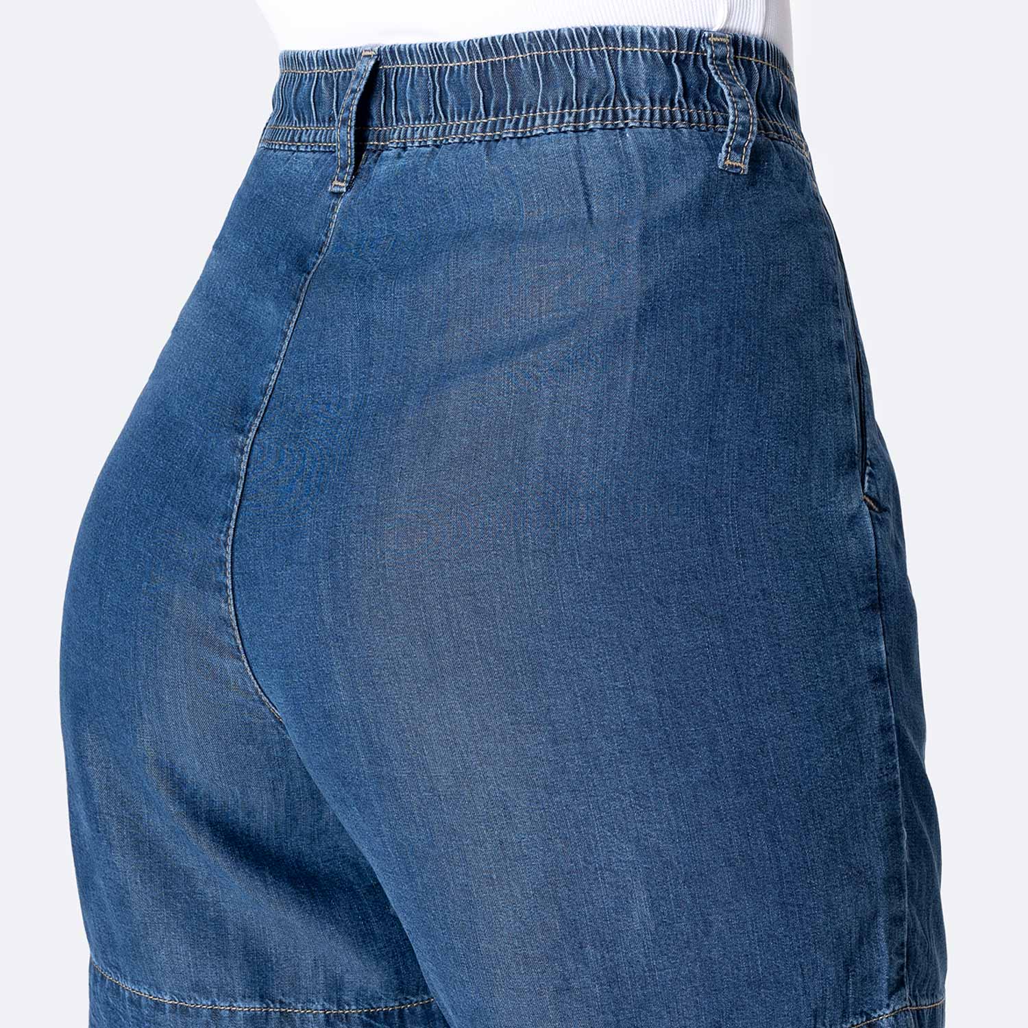BERMUDA DENIM MUJER PIONIER LYTA - 4