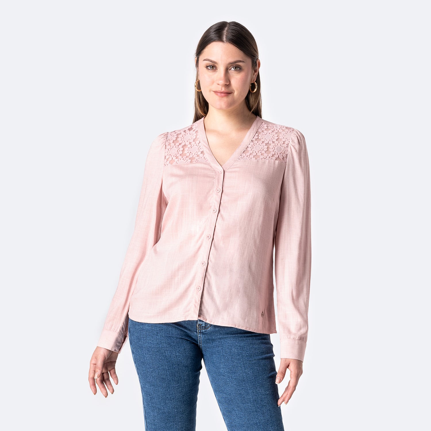 BLUSA LINO MUJER PIONIER LEHIREN - 1